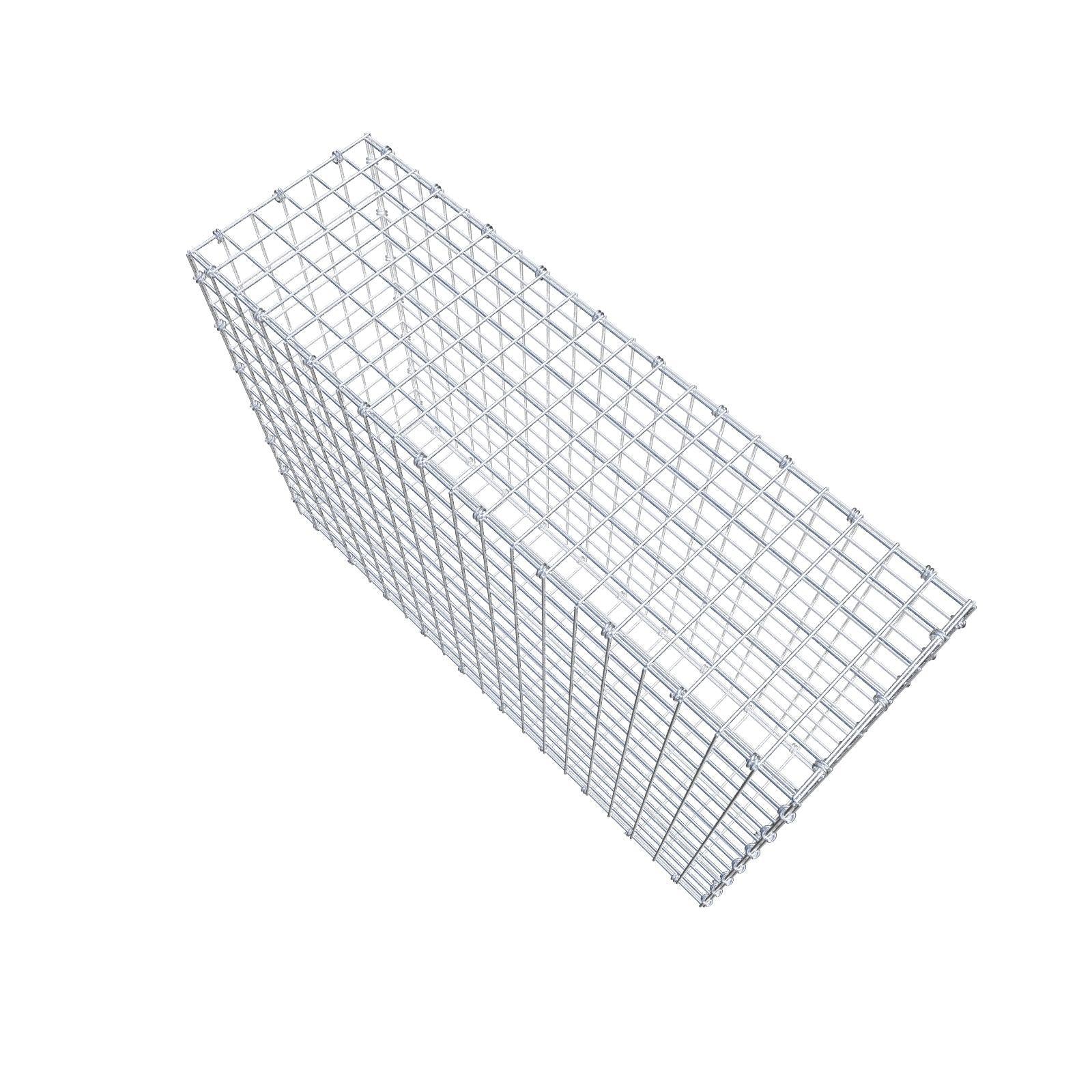 Gabione 100 cm x 70 cm x 30 cm (L x H x T), Maschenweite 5 x 5 cm, Spiralring
