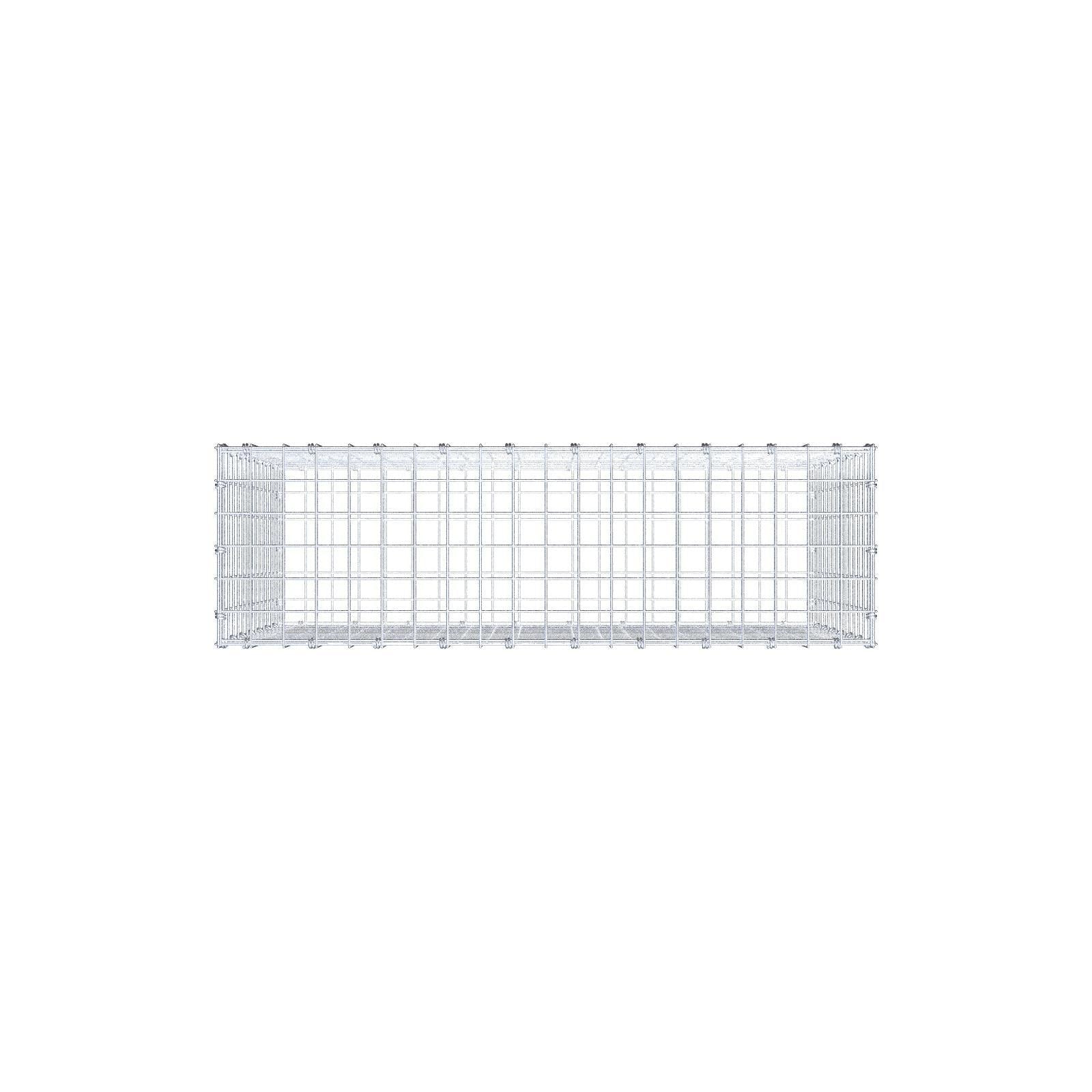 Gabione 100 cm x 70 cm x 30 cm (L x H x T), Maschenweite 5 x 5 cm, Spiralring