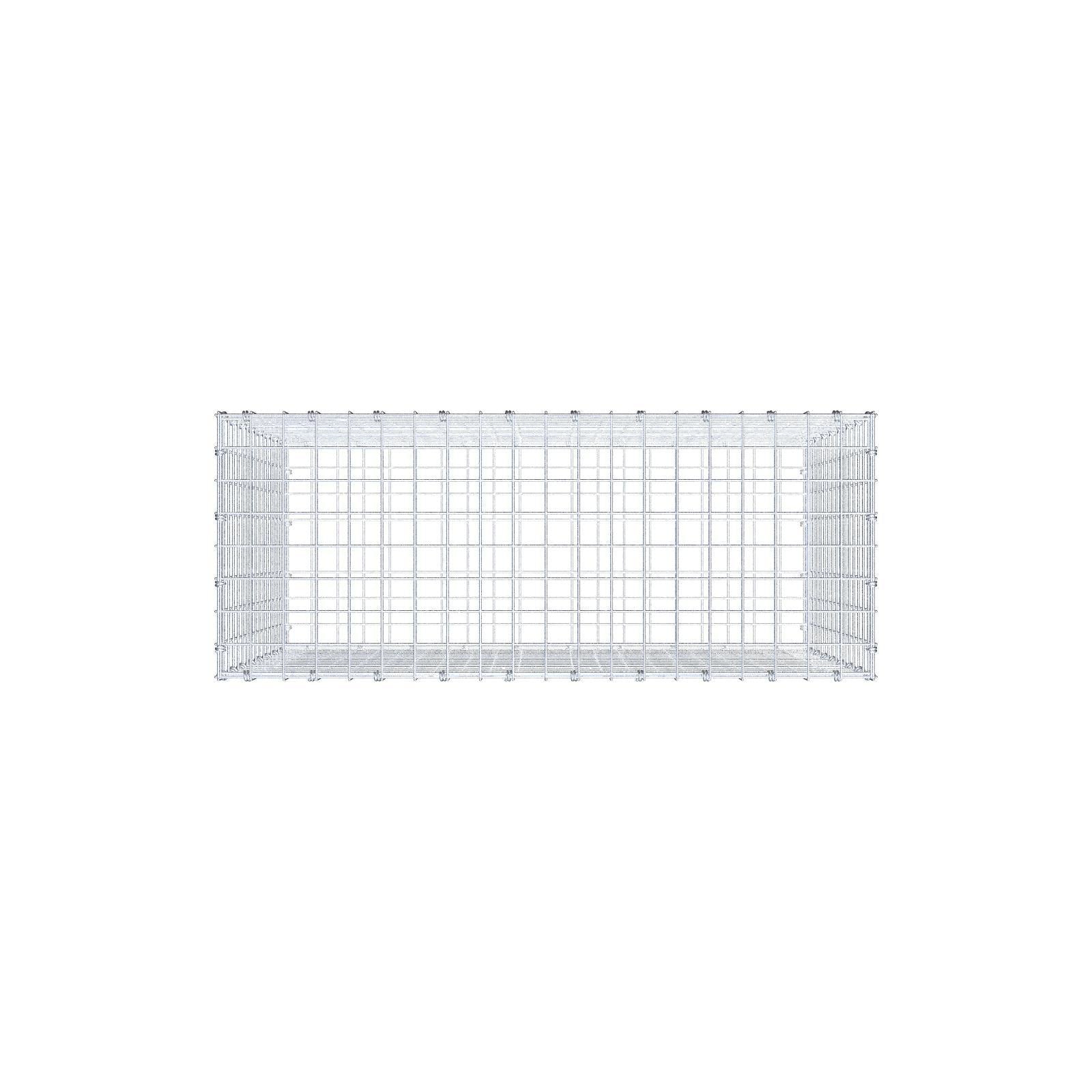 Gabione 100 cm x 80 cm x 40 cm (L x H x T), Maschenweite 5 x 5 cm, Spiralring