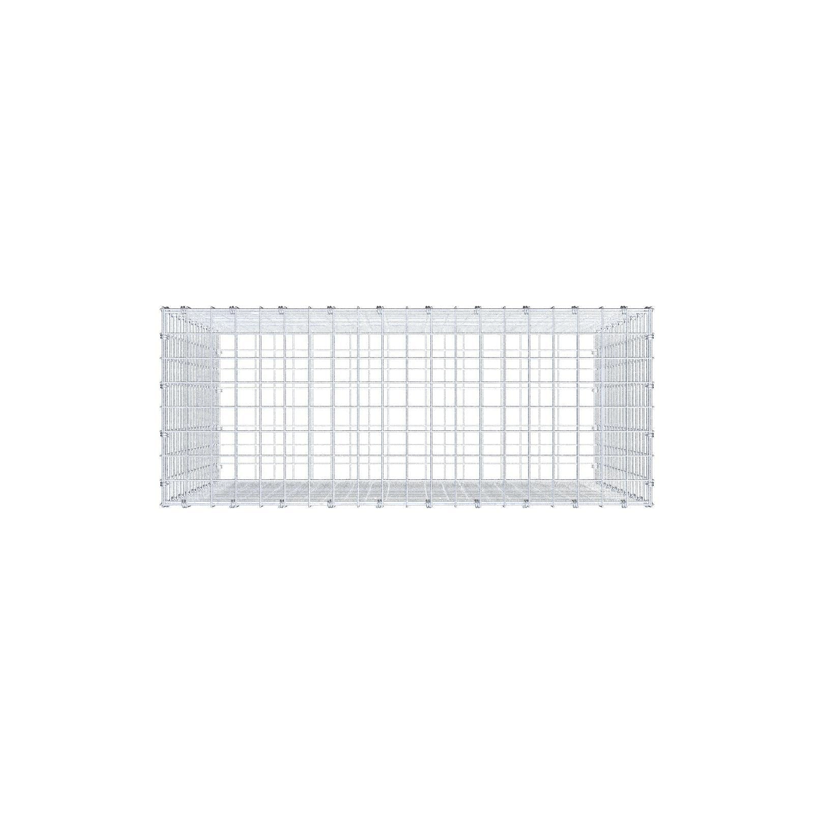 Gabione 100 cm x 90 cm x 40 cm (L x H x T), Maschenweite 5 x 5 cm, Spiralring