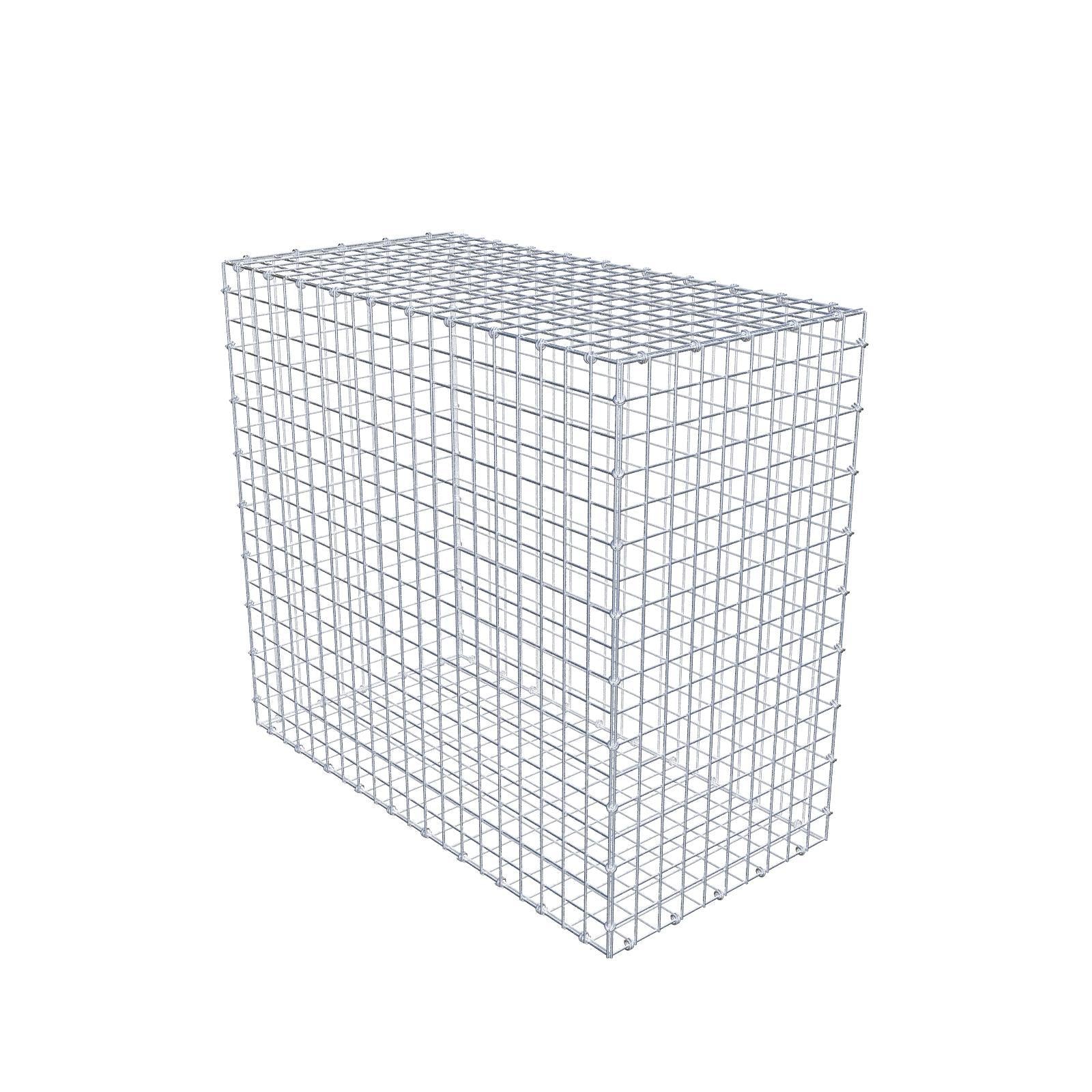 Gabbione 100 cm x 90 cm x 50 cm (L x H x P), maglia 5 x 5 cm, anello a spirale
