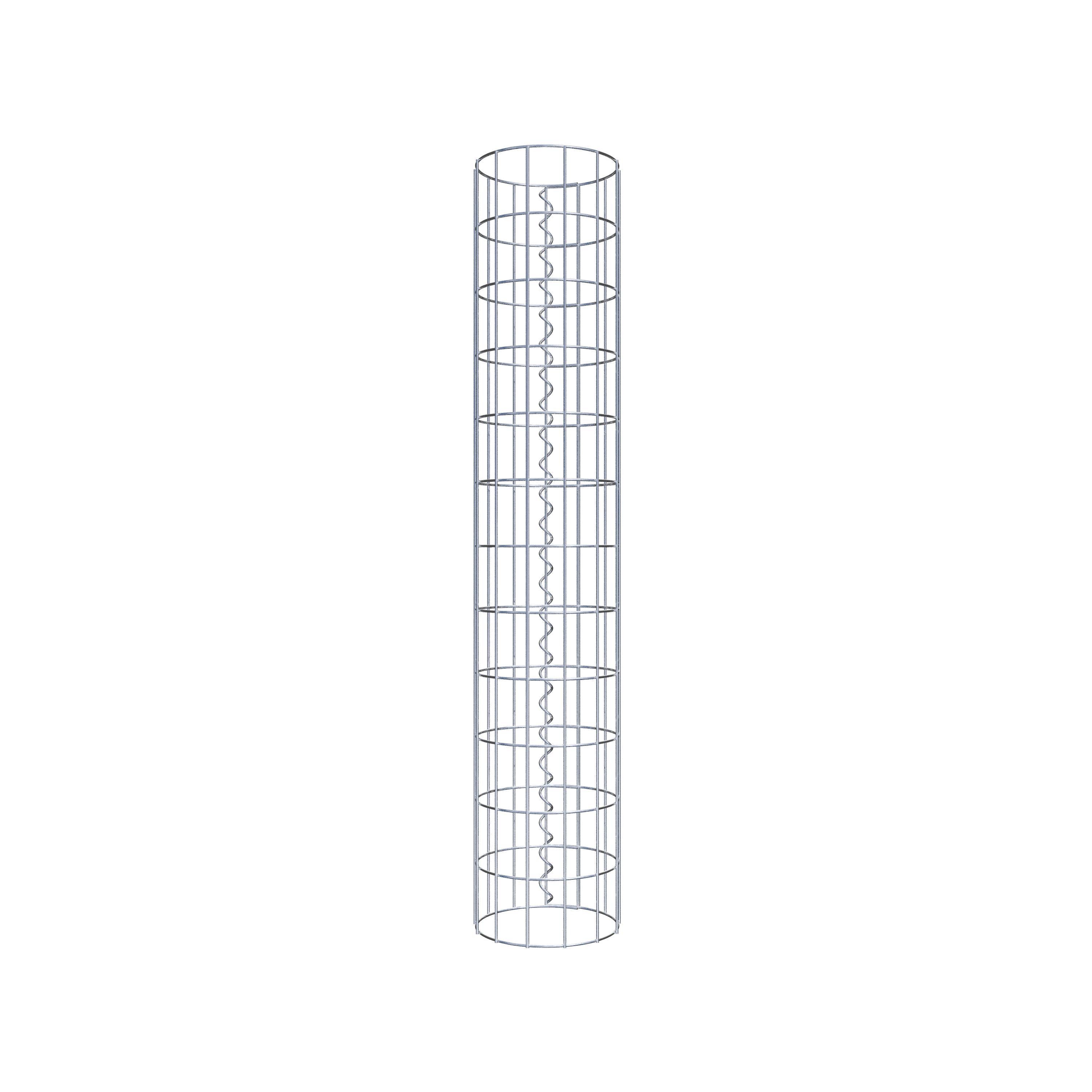 Gabionsøjle diameter 22 cm, MW 5 x 10 cm rund
