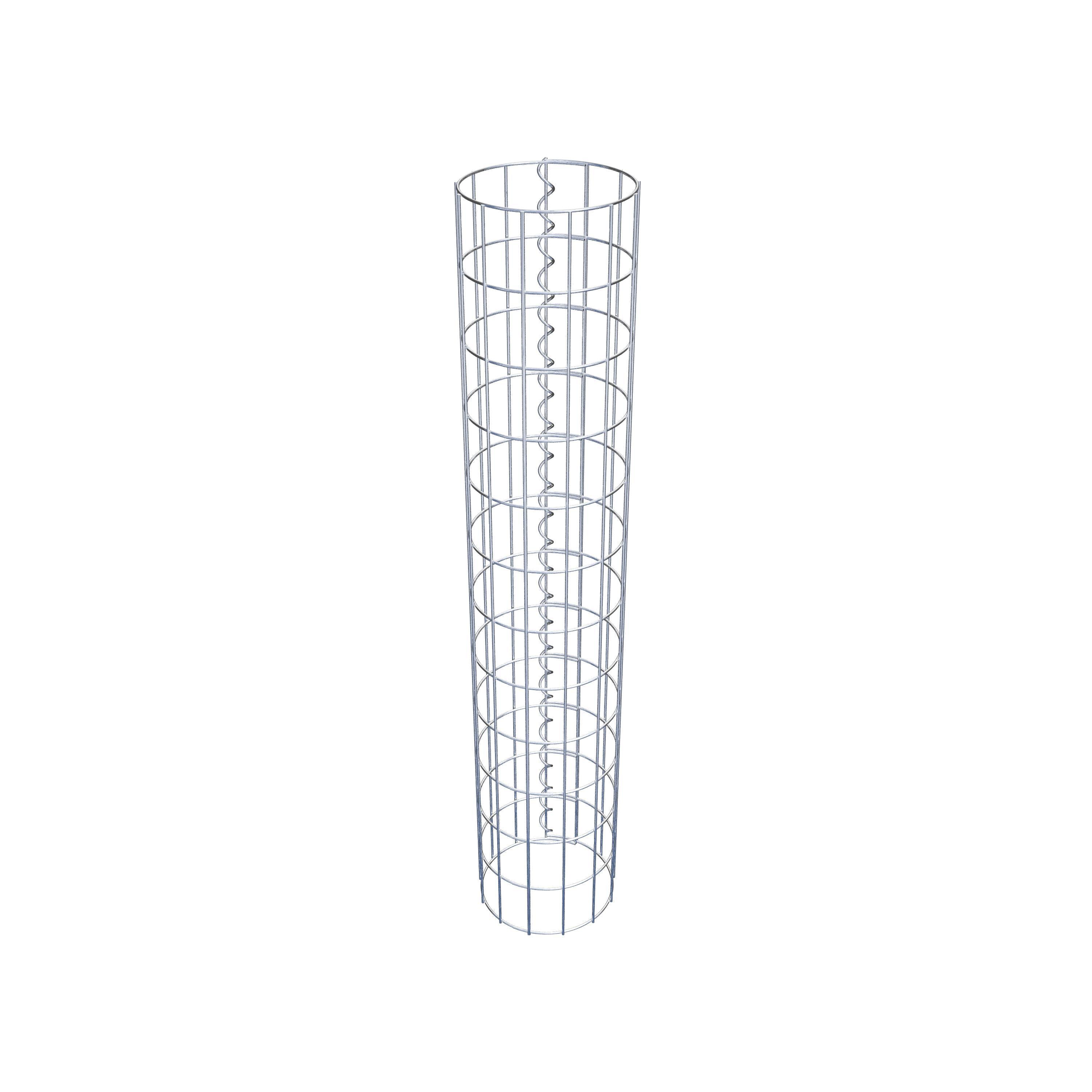 Gabionsøjle diameter 22 cm, MW 5 x 10 cm rund