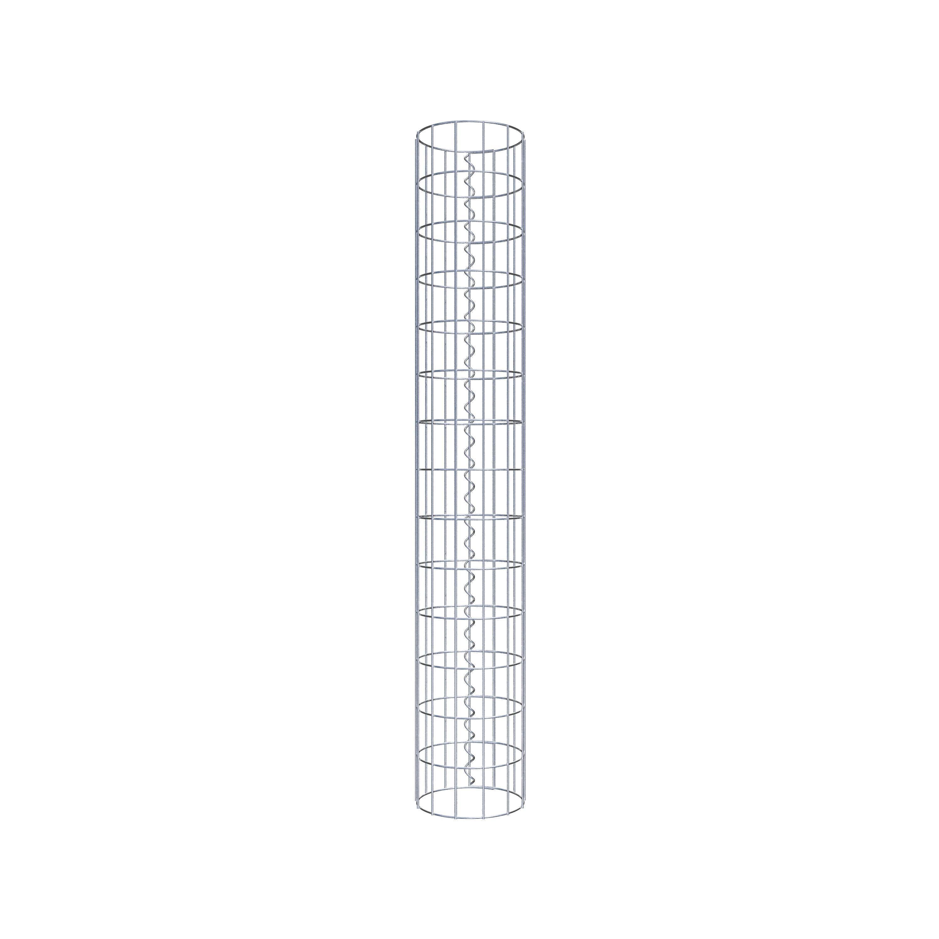 Gabionsøjle diameter 22 cm, MW 5 x 10 cm rund