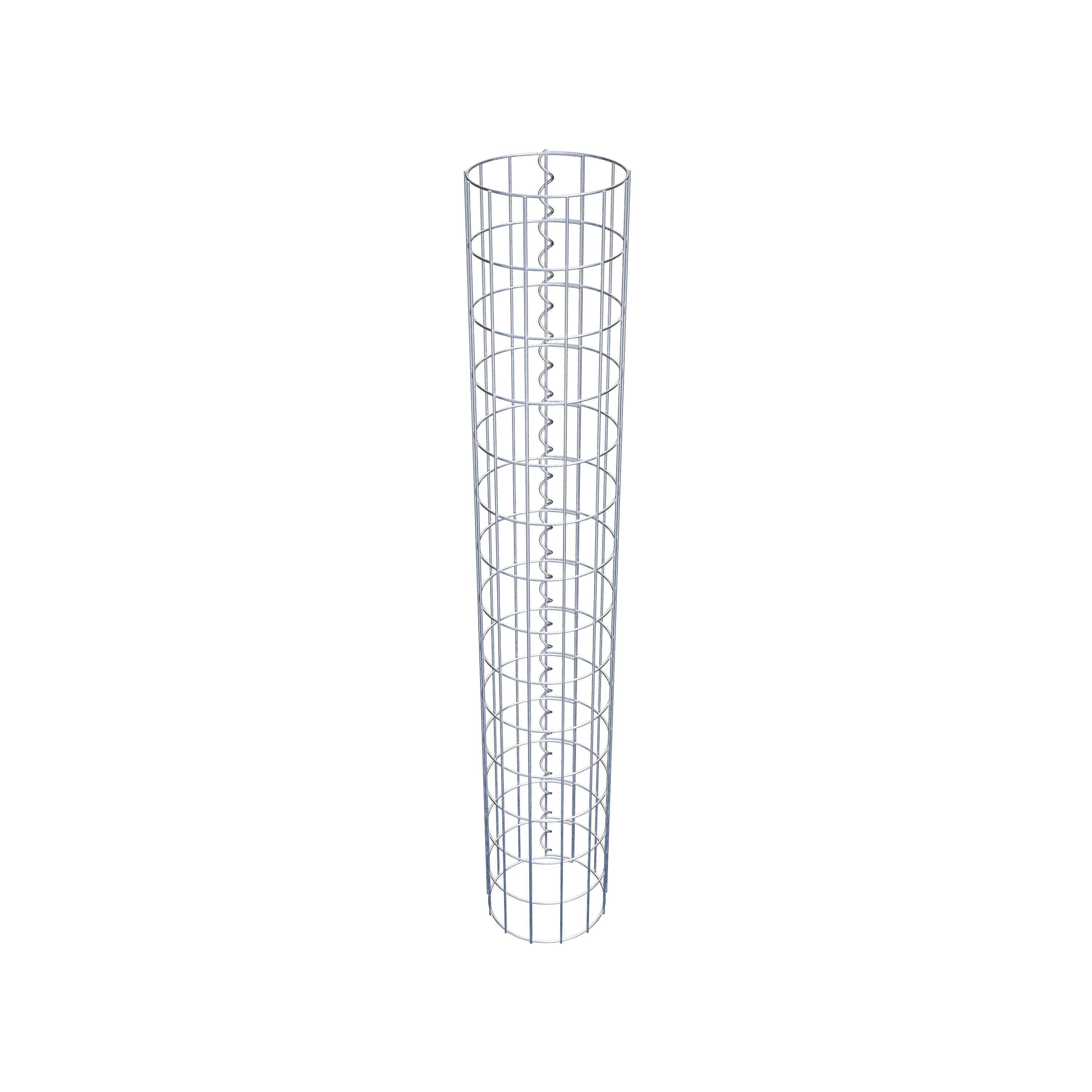 Gabionsøjle diameter 22 cm, MW 5 x 10 cm rund