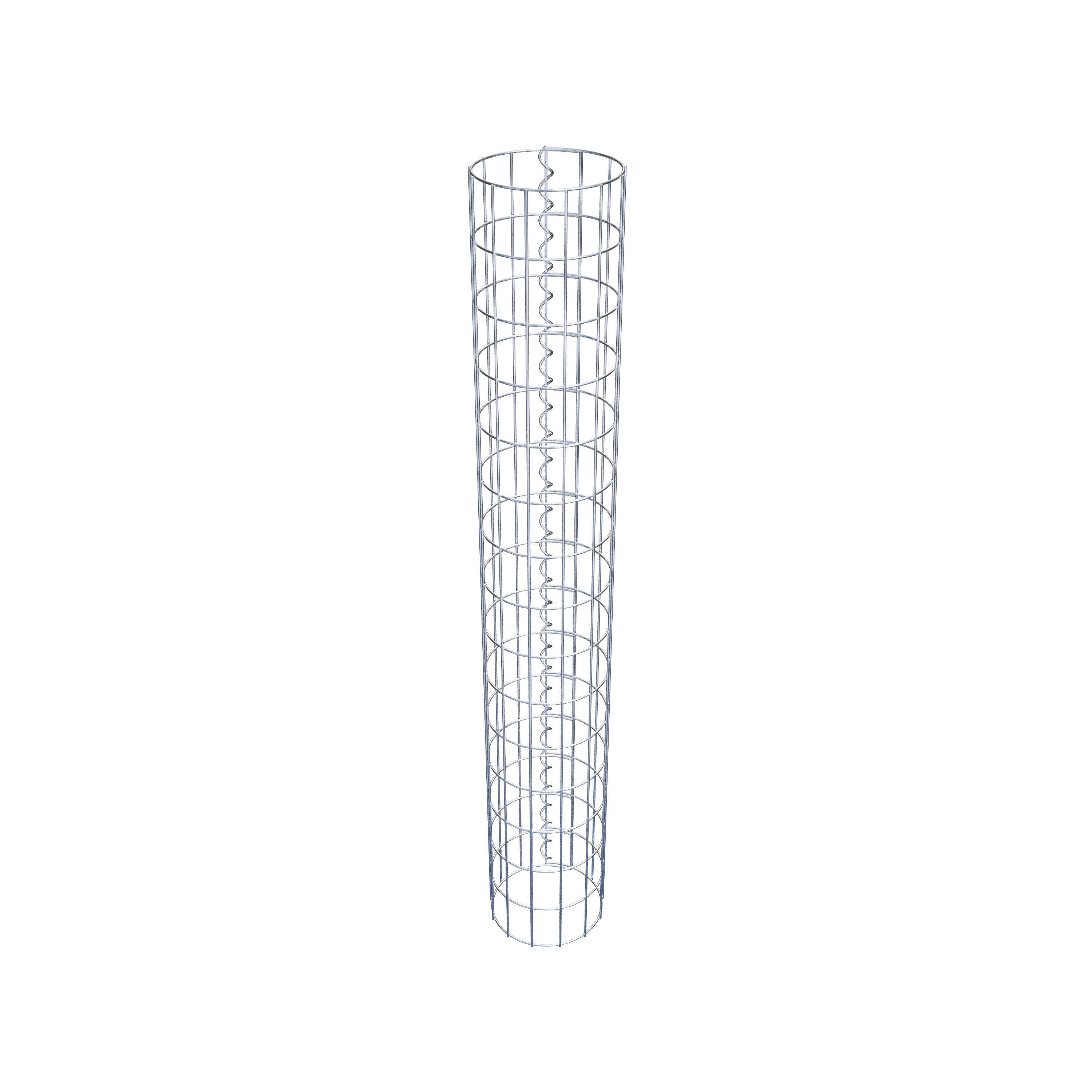 Gabionsøjle diameter 22 cm, MW 5 x 10 cm rund