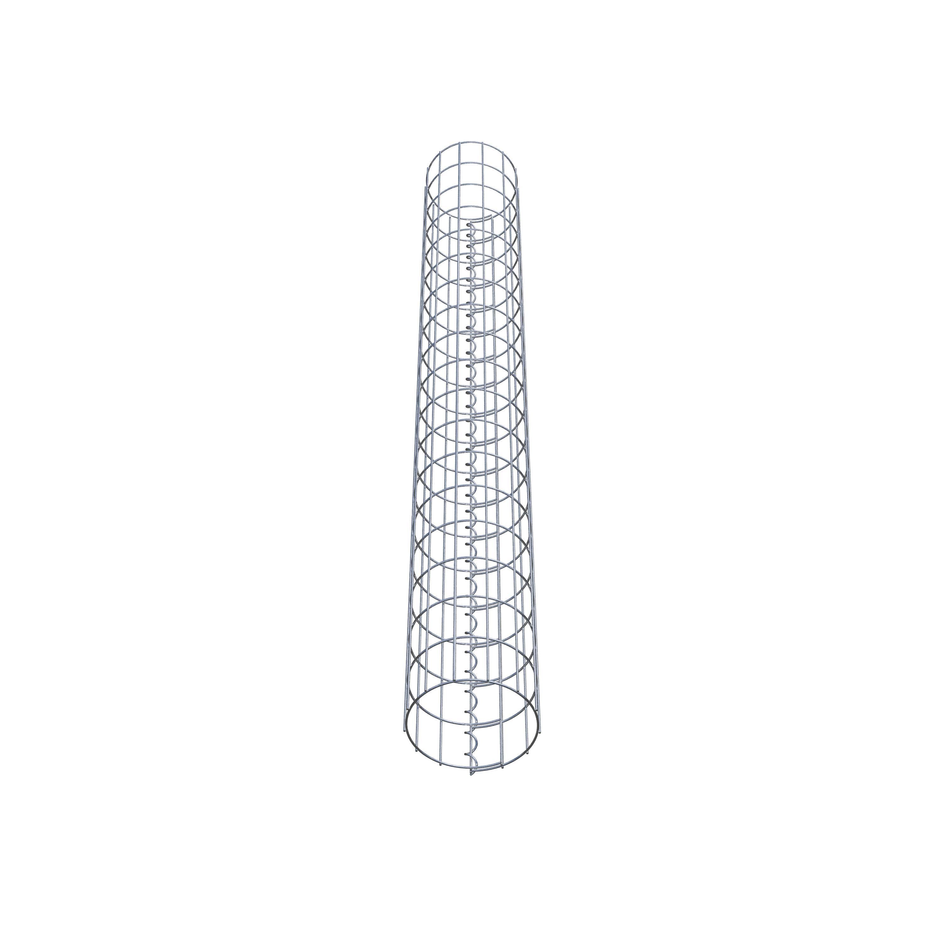 Gabionsøjle diameter 22 cm, MW 5 x 10 cm rund