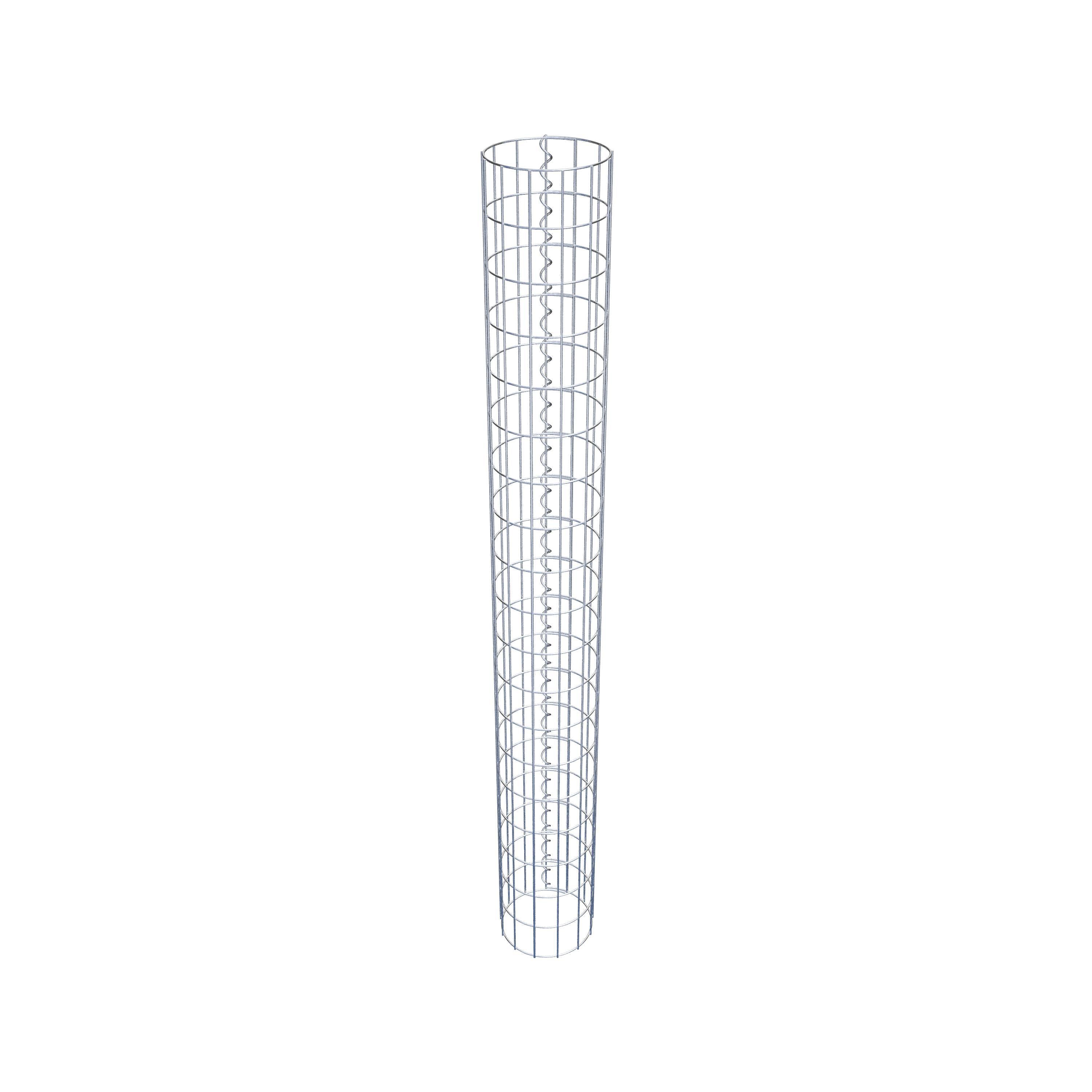 Gabionsøjle diameter 22 cm, MW 5 x 10 cm rund
