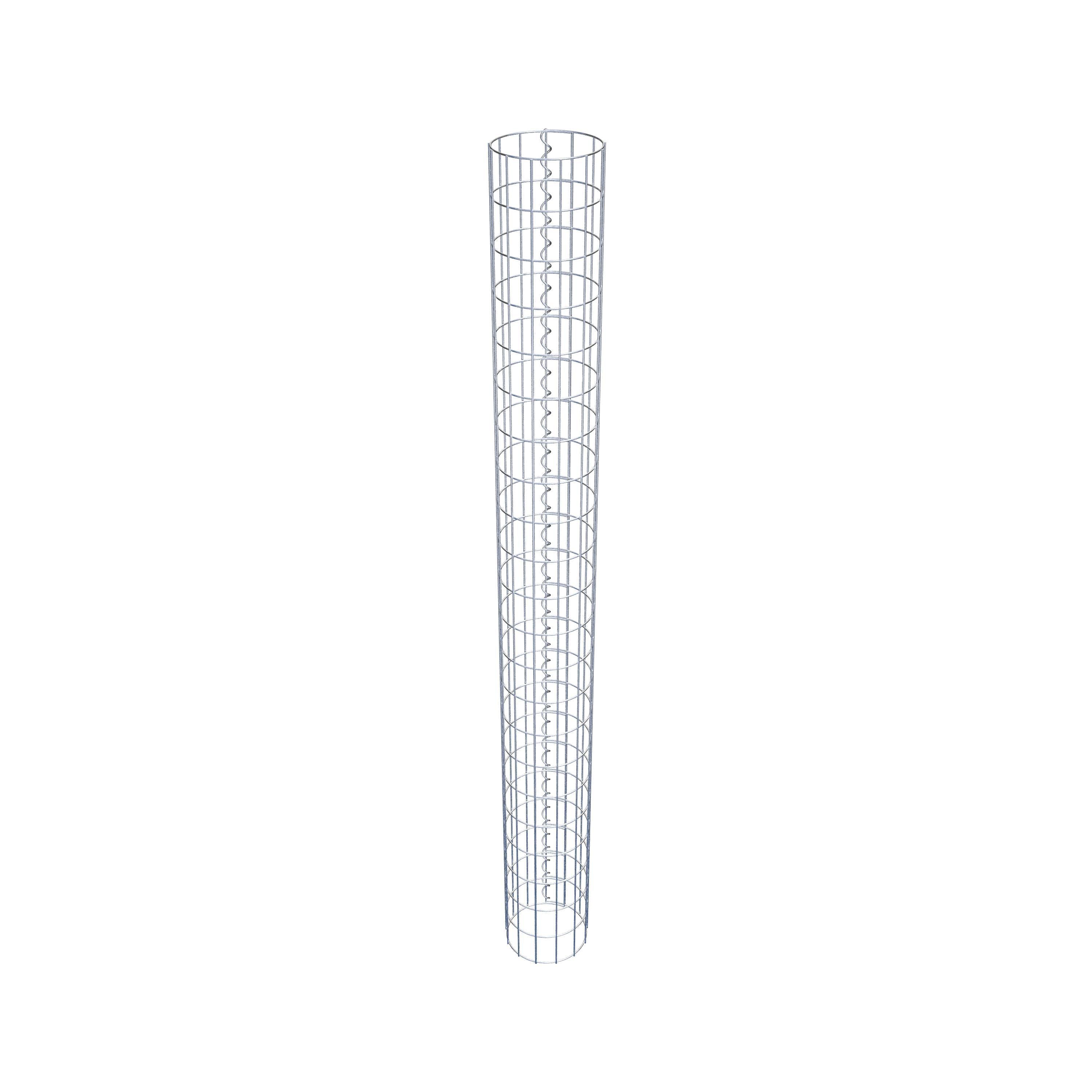 Gabionsøjle diameter 22 cm, MW 5 x 10 cm rund