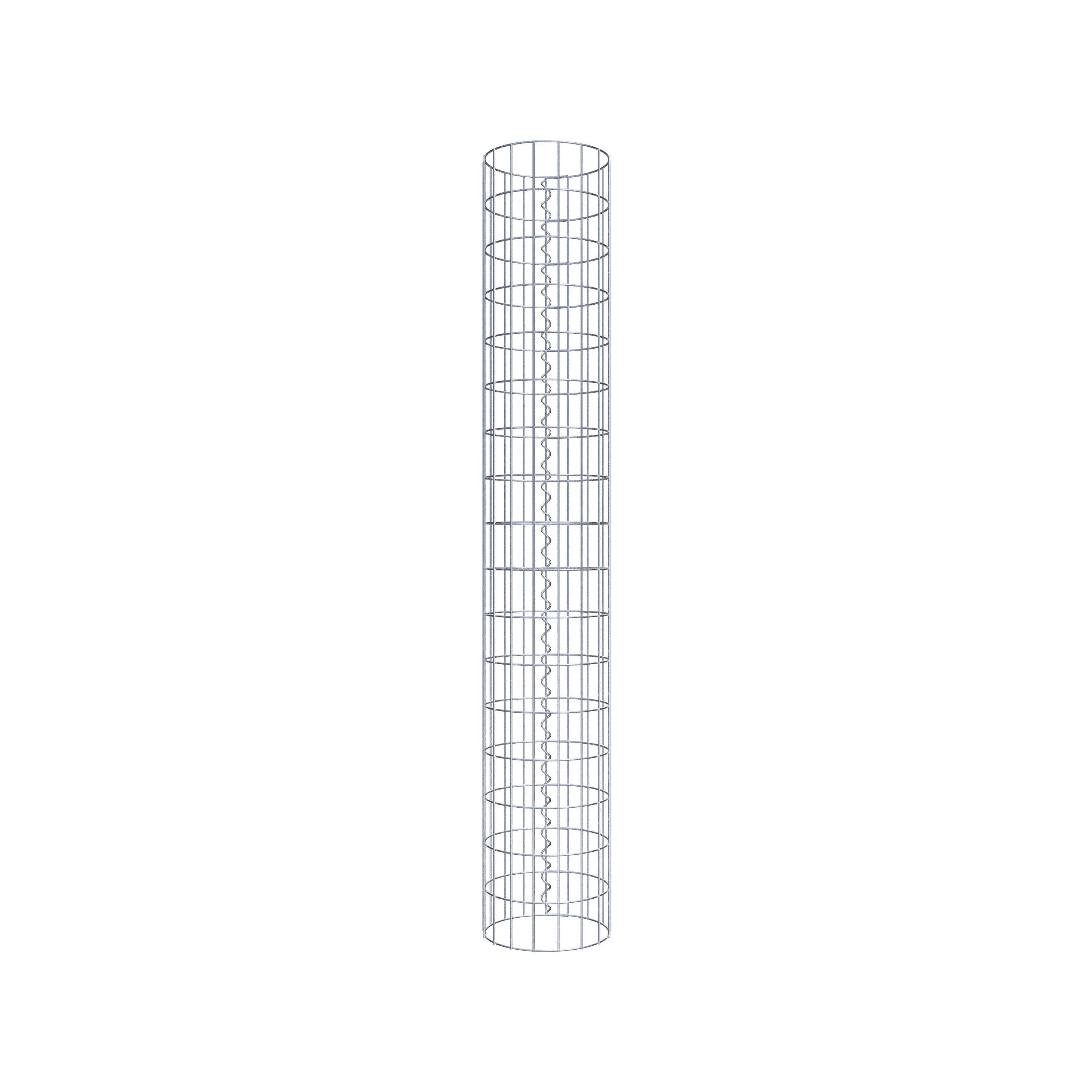 Gabion column diameter 27 cm, MW 5 x 10 cm round
