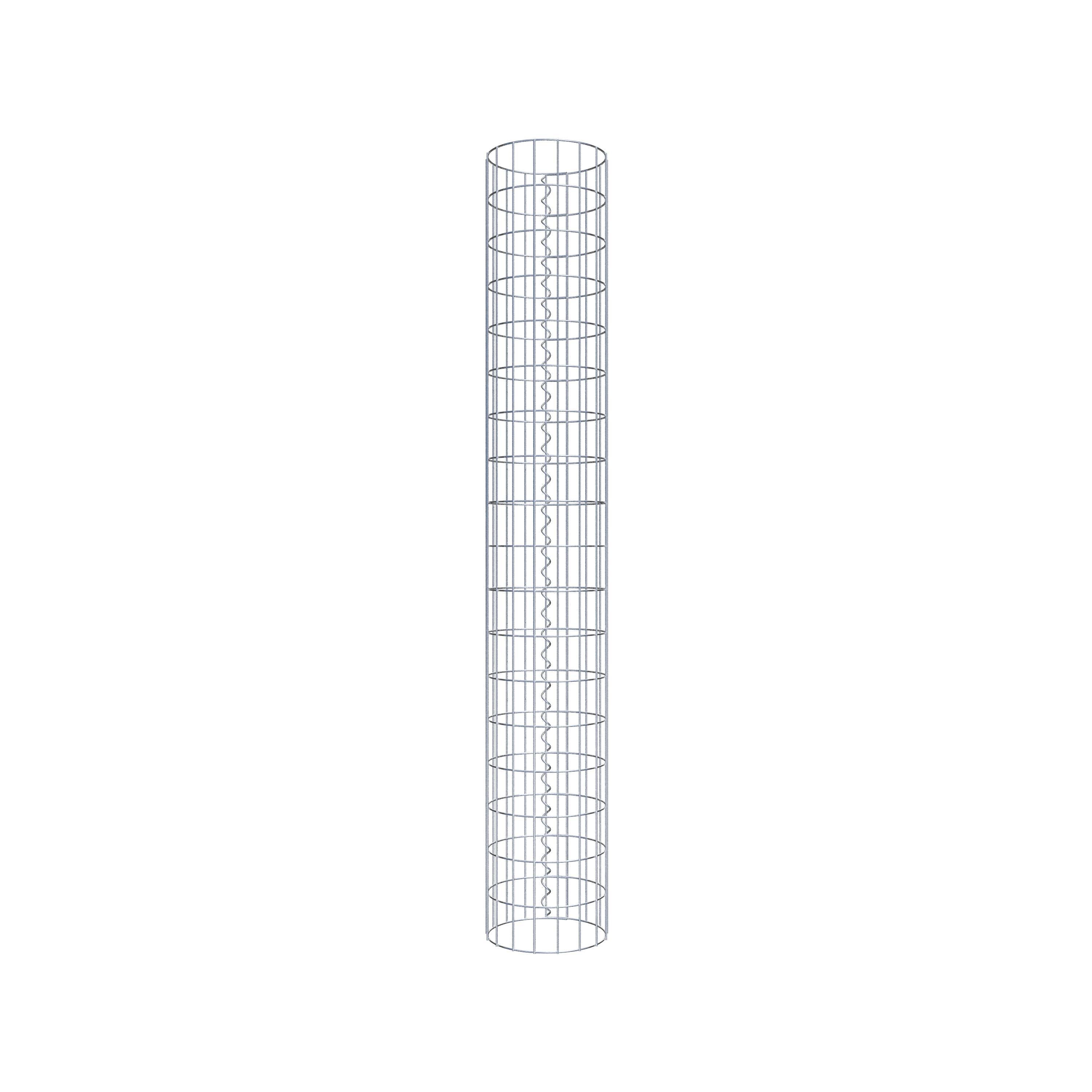 Gabion column diameter 27 cm, MW 5 x 10 cm round