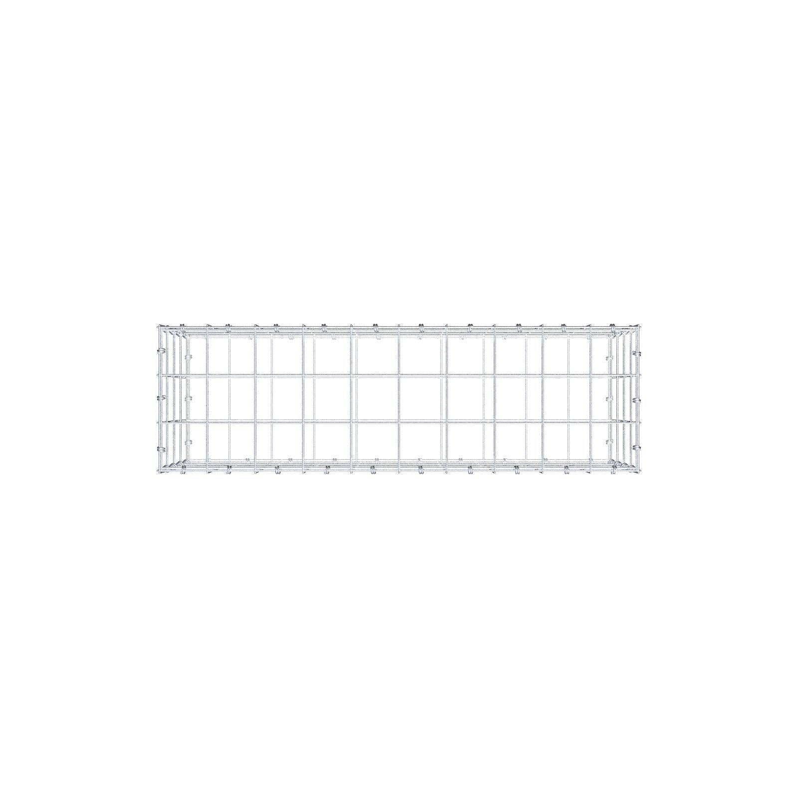 Gabion 100 cm x 40 cm x 30 cm (L x H x P), mailles 10 x 10 cm, anneau en spirale