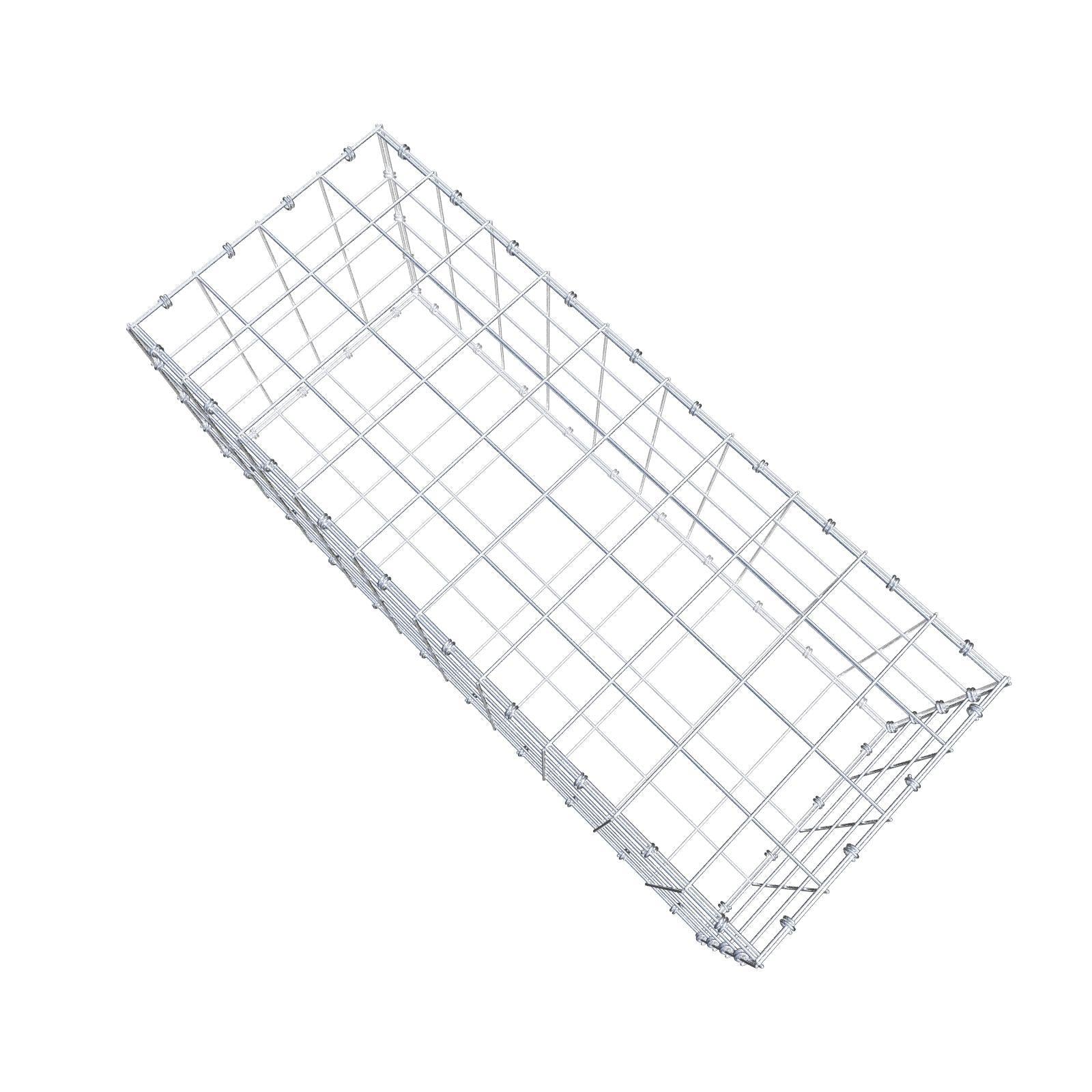Schanskorf 100 cm x 40 cm x 40 cm (L x H x D), maaswijdte 10 x 10 cm, spiraalring