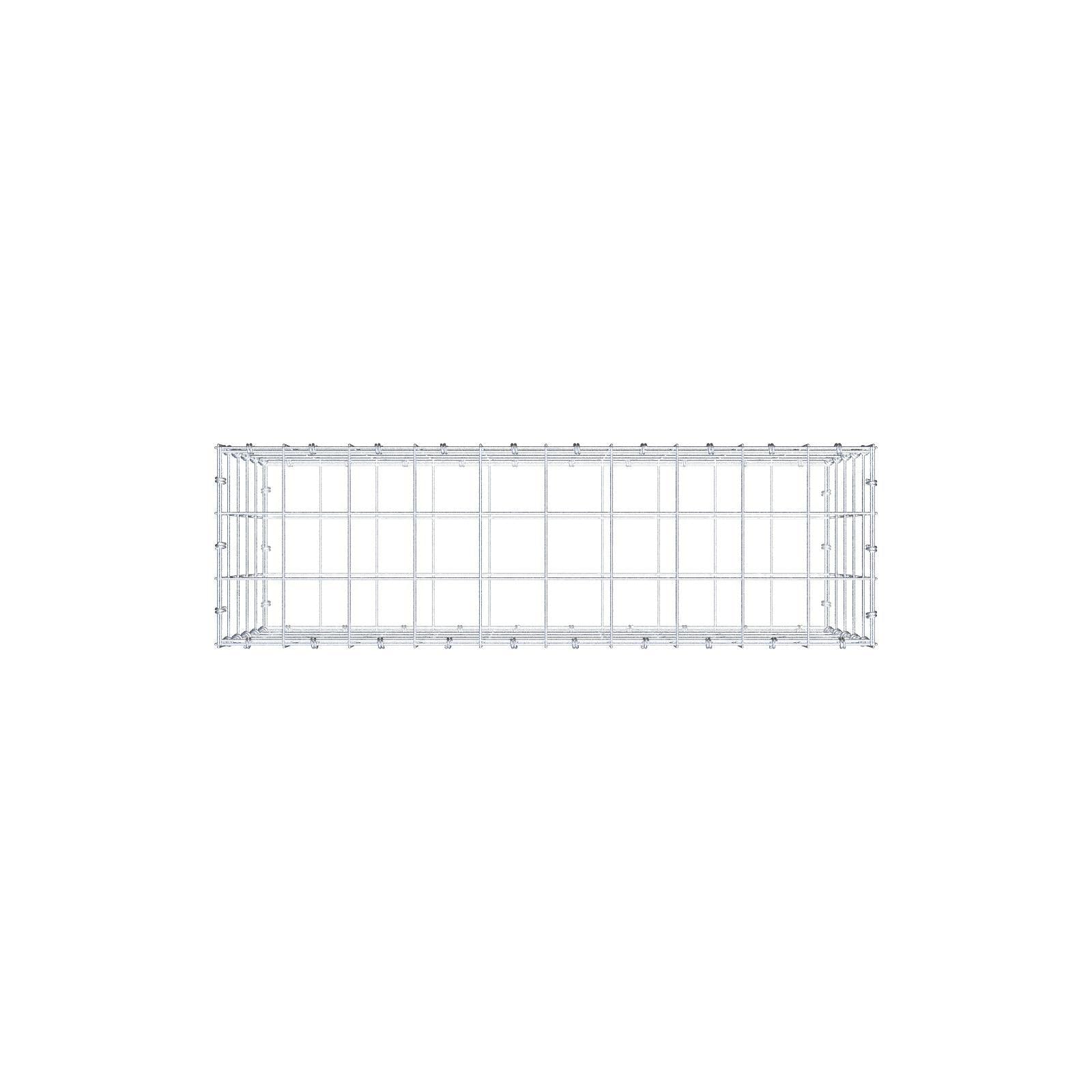 Gabion 100 cm x 50 cm x 30 cm (L x H x P), mailles 10 x 10 cm, anneau en spirale