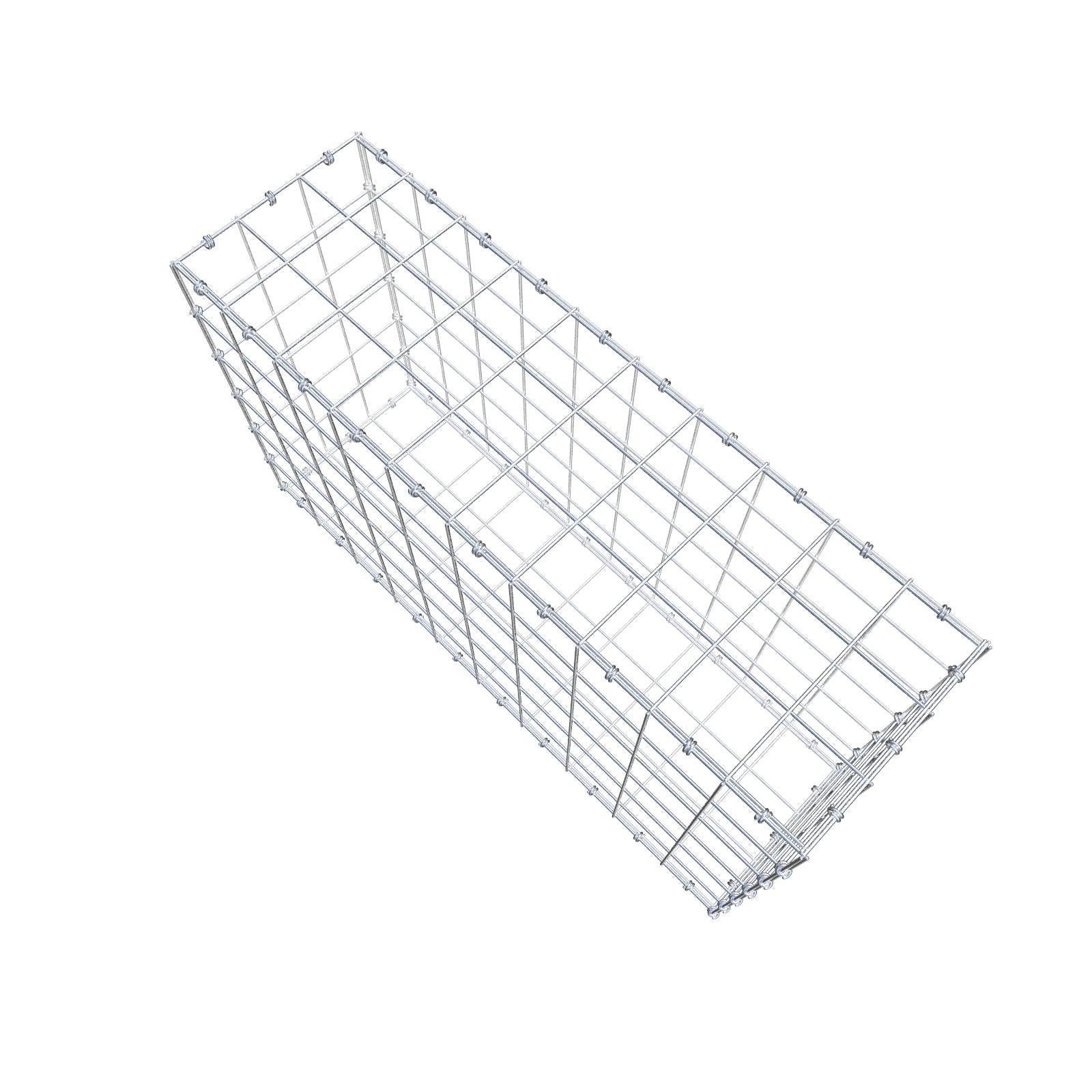 Gabion 100 cm x 60 cm x 30 cm (L x H x P), mailles 10 x 10 cm, anneau en spirale
