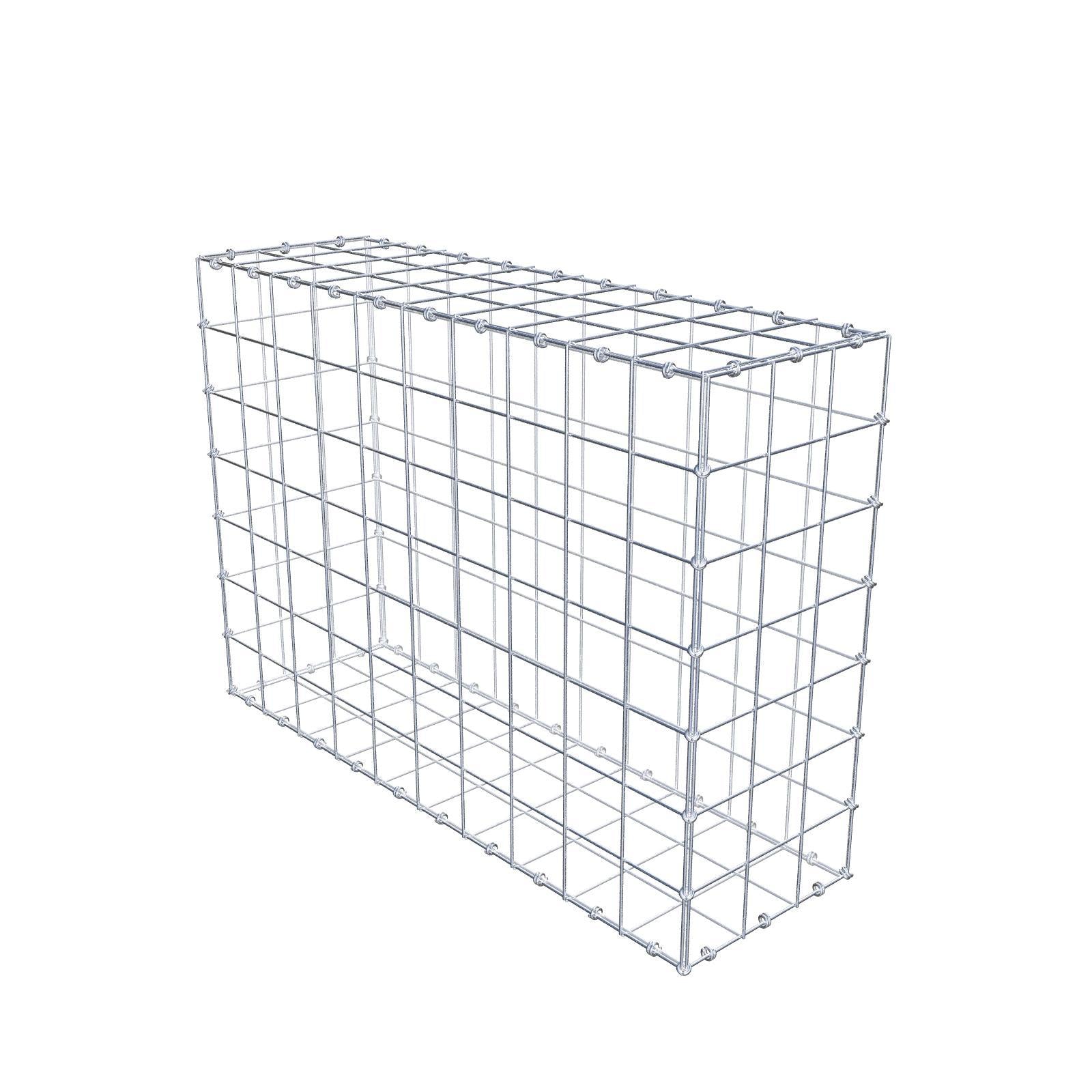 Gabion 100 cm x 70 cm x 30 cm (L x H x P), mailles 10 x 10 cm, anneau en spirale