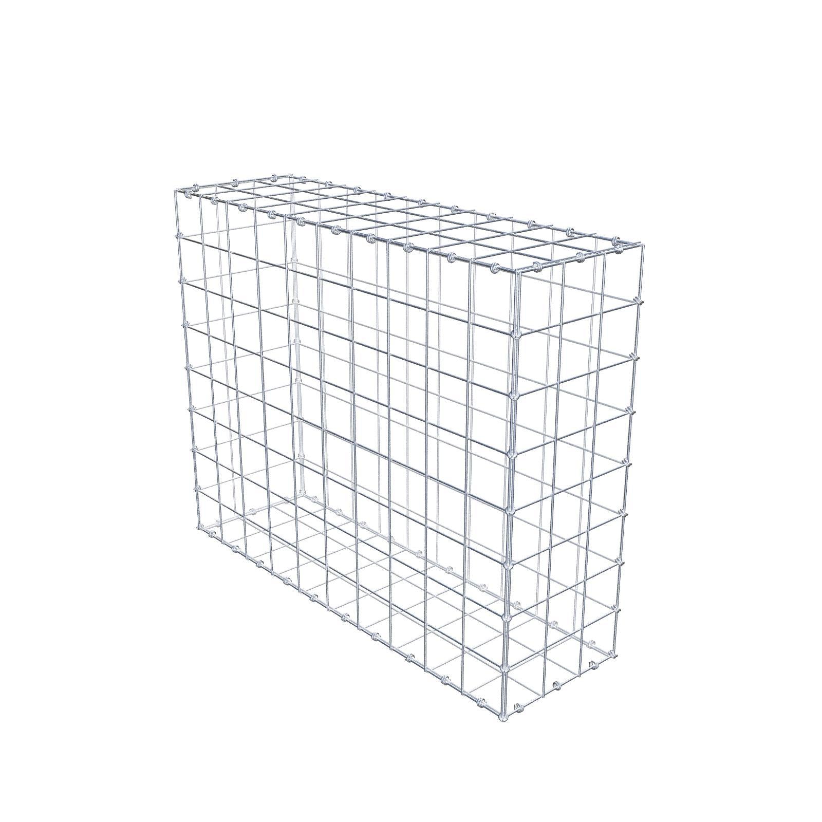 Gabion 100 cm x 80 cm x 30 cm (L x H x D), mesh size 10 x 10 cm, spiral ring