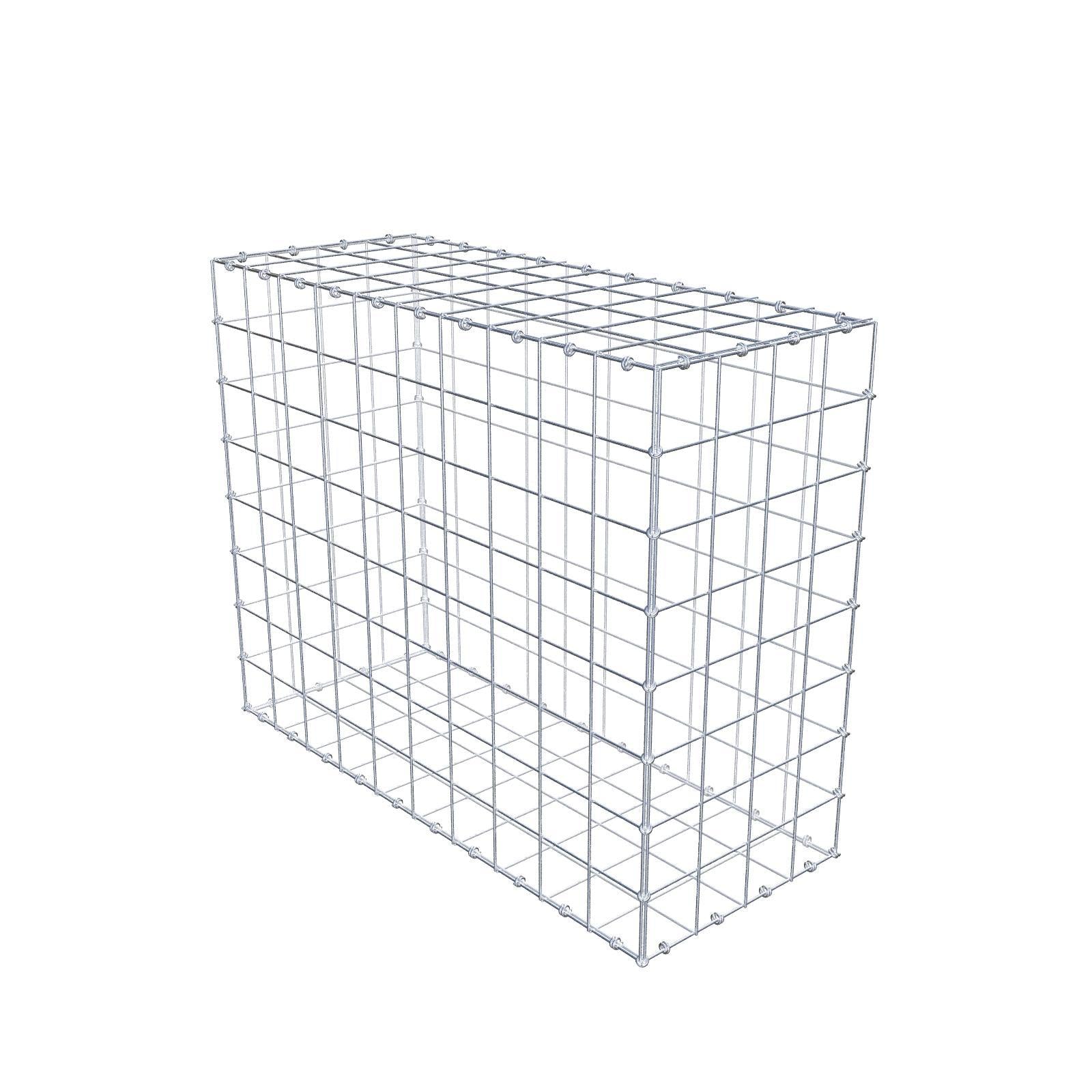 Gabion 100 cm x 80 cm x 40 cm (L x H x P), mailles 10 x 10 cm, anneau en spirale