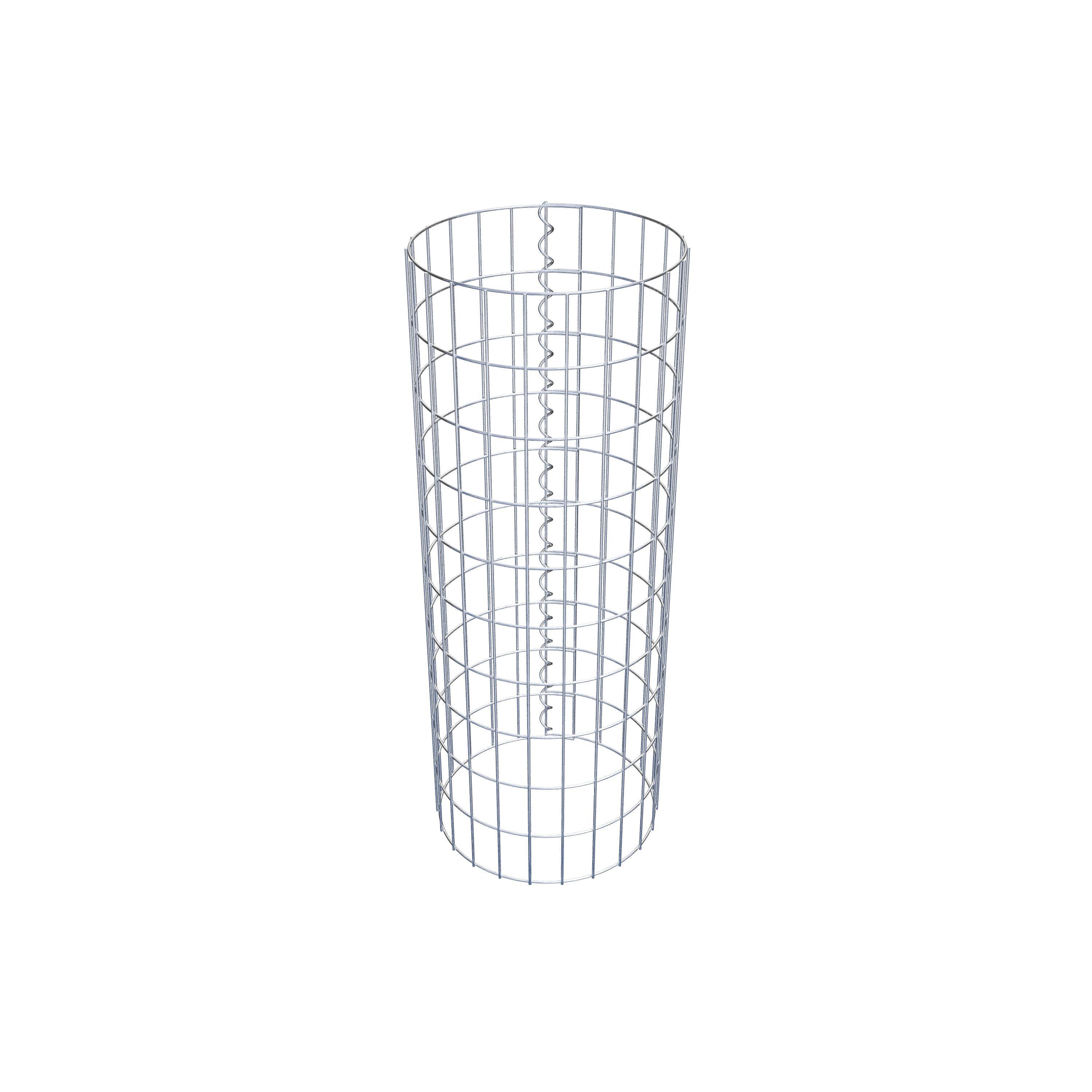 Columna de gaviones diámetro 37 cm, MW 5 x 10 cm redonda