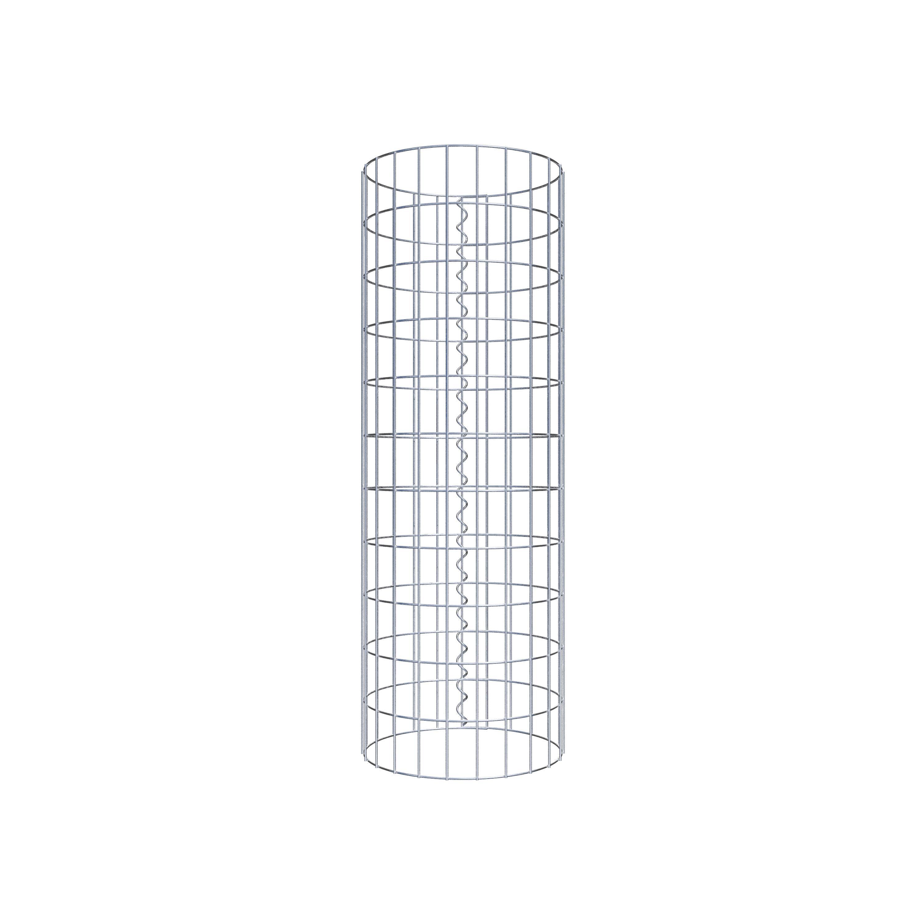 Columna de gaviones diámetro 37 cm, MW 5 x 10 cm redonda