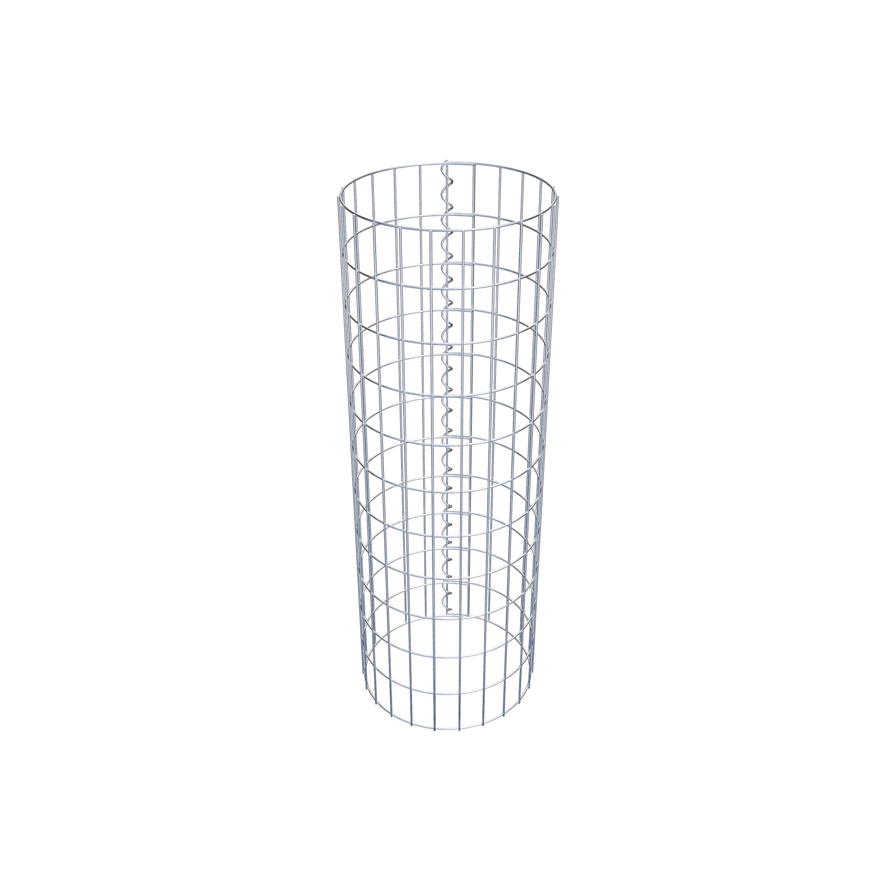 Columna de gaviones diámetro 37 cm, MW 5 x 10 cm redonda