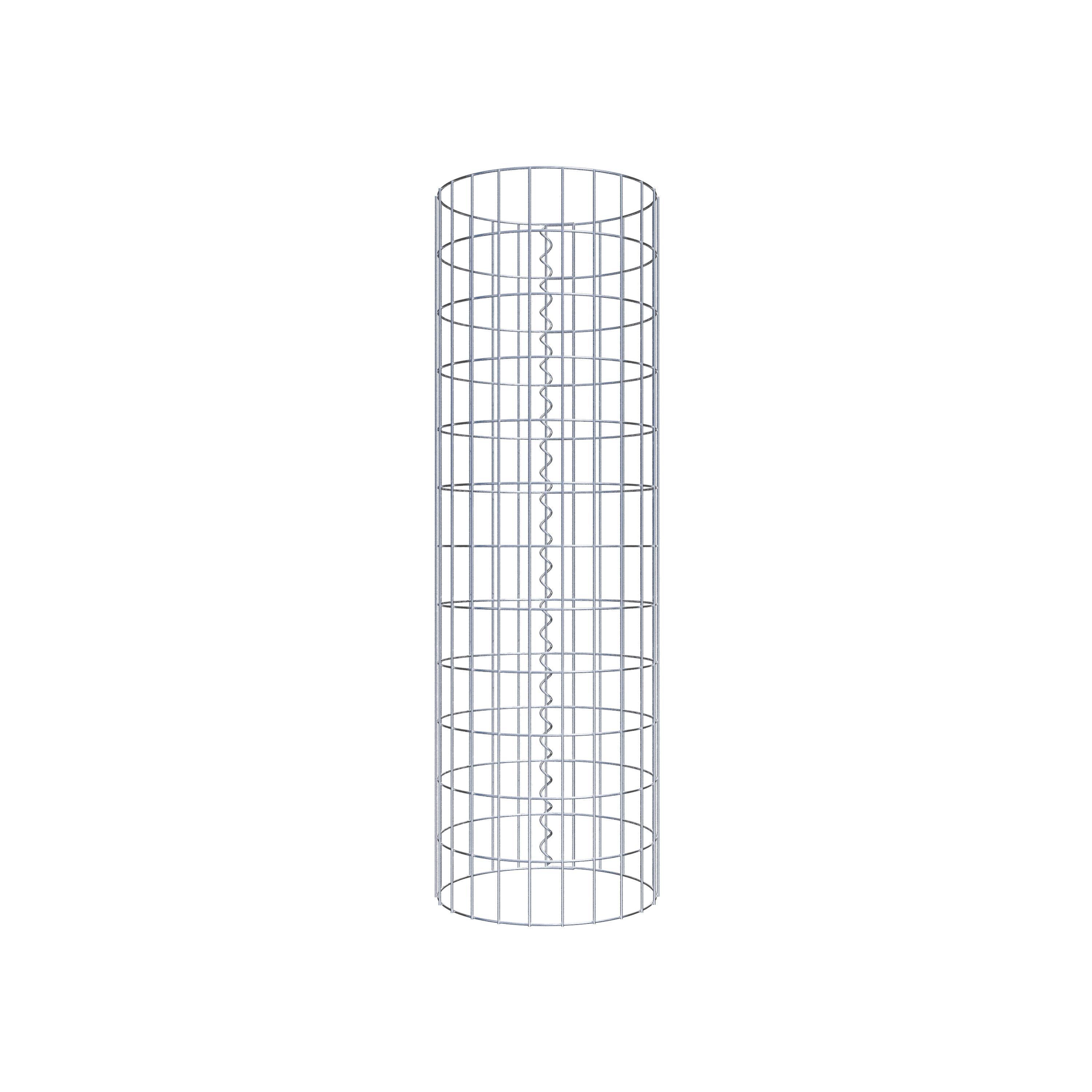 Columna de gaviones diámetro 37 cm, MW 5 x 10 cm redonda