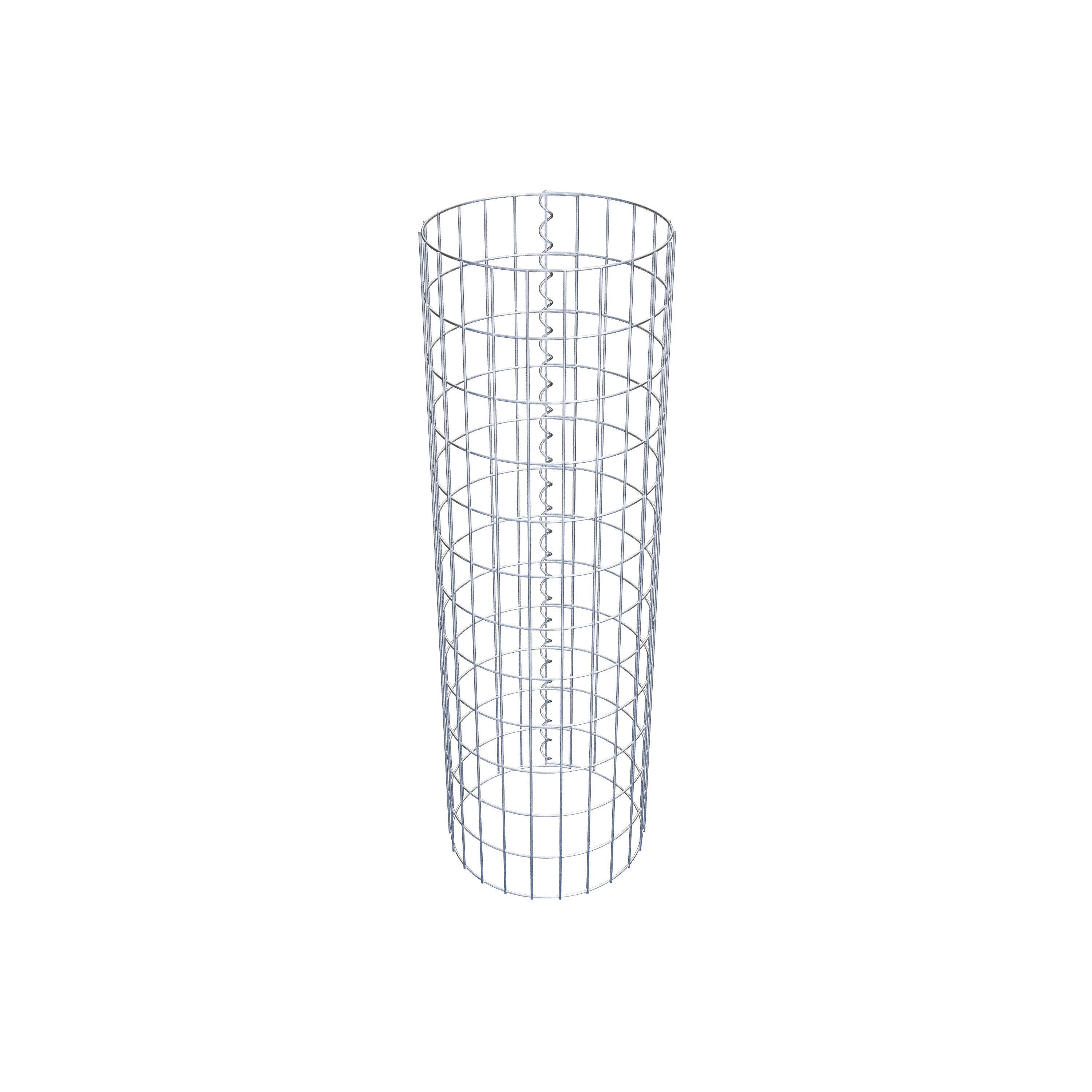 Columna de gaviones diámetro 37 cm, MW 5 x 10 cm redonda