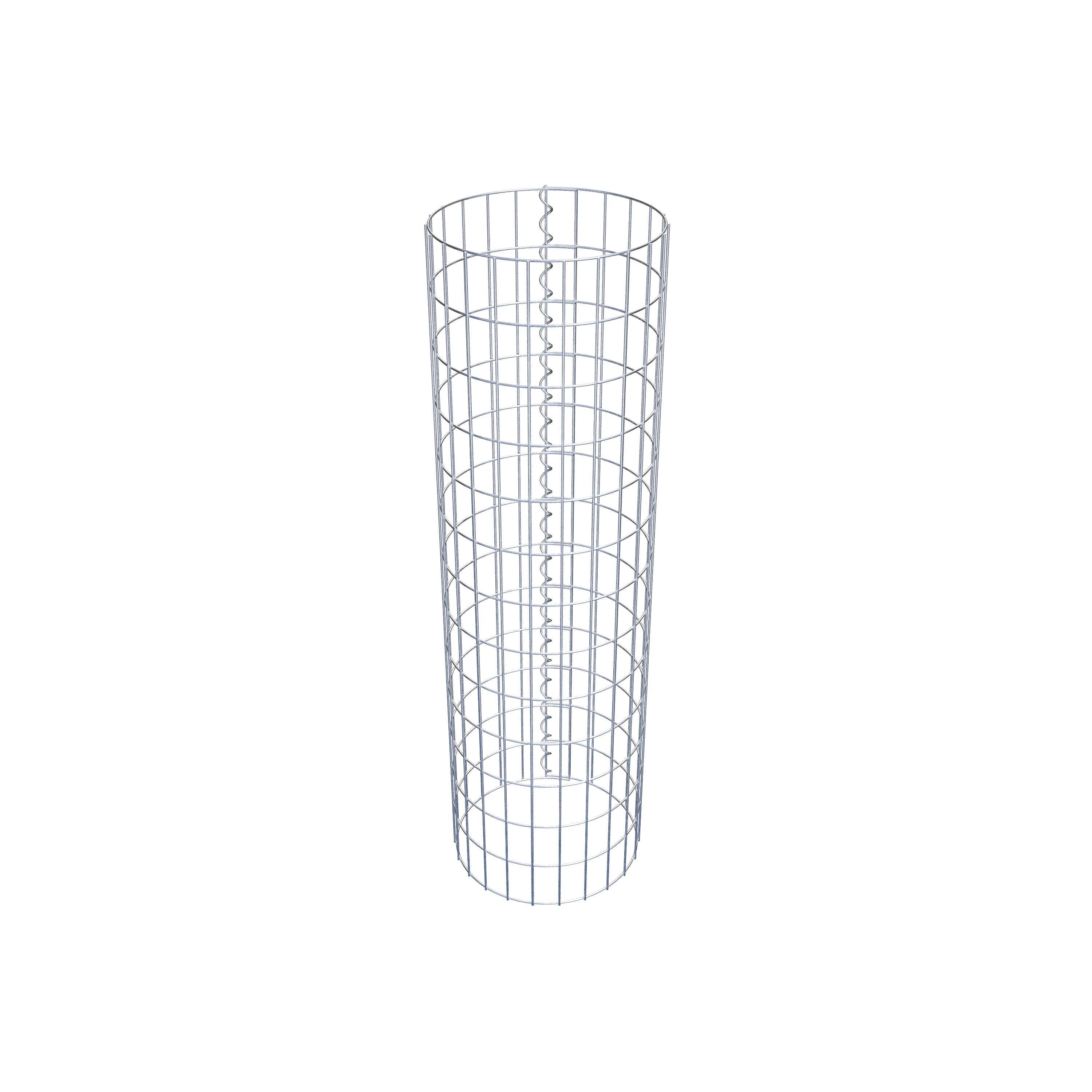 Columna de gaviones diámetro 37 cm, MW 5 x 10 cm redonda