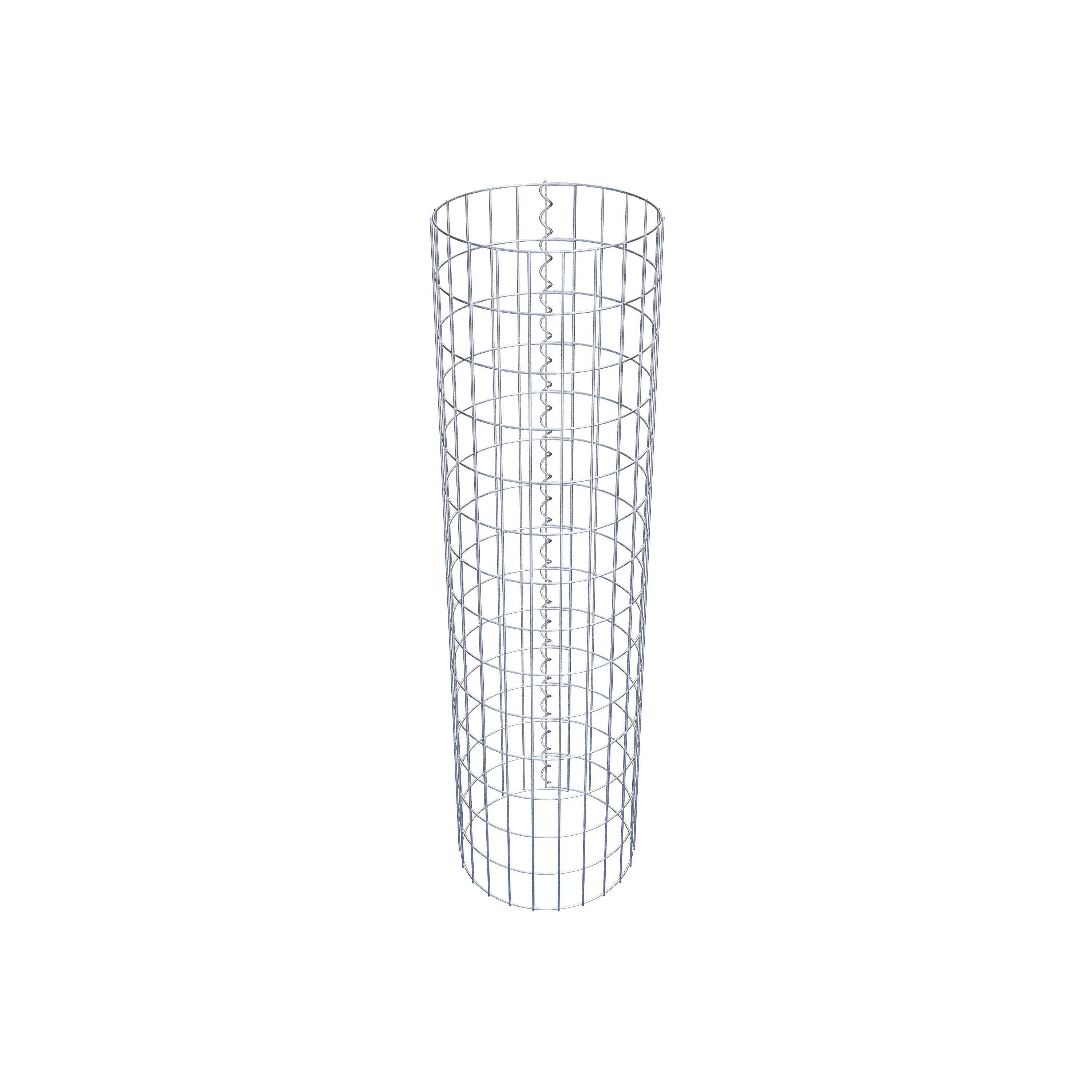 Columna de gaviones diámetro 37 cm, MW 5 x 10 cm redonda