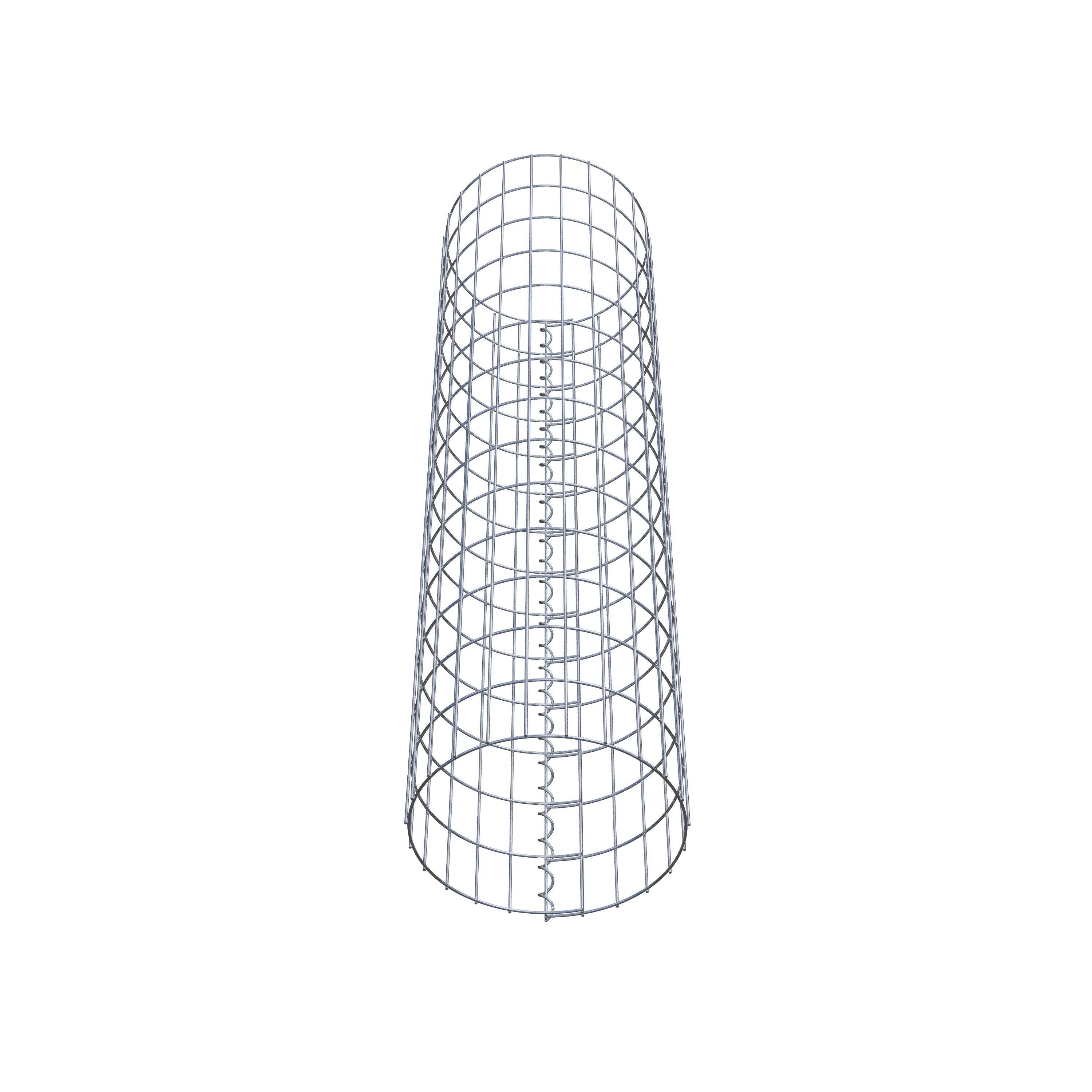Columna de gaviones diámetro 37 cm, MW 5 x 10 cm redonda