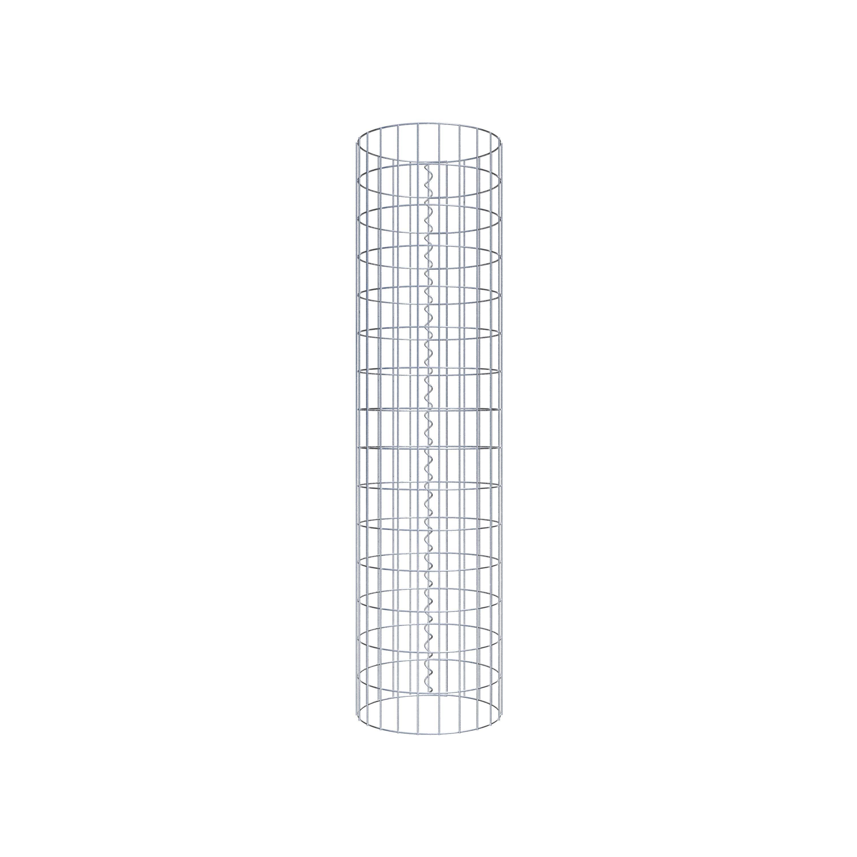 Columna de gaviones diámetro 37 cm, MW 5 x 10 cm redonda
