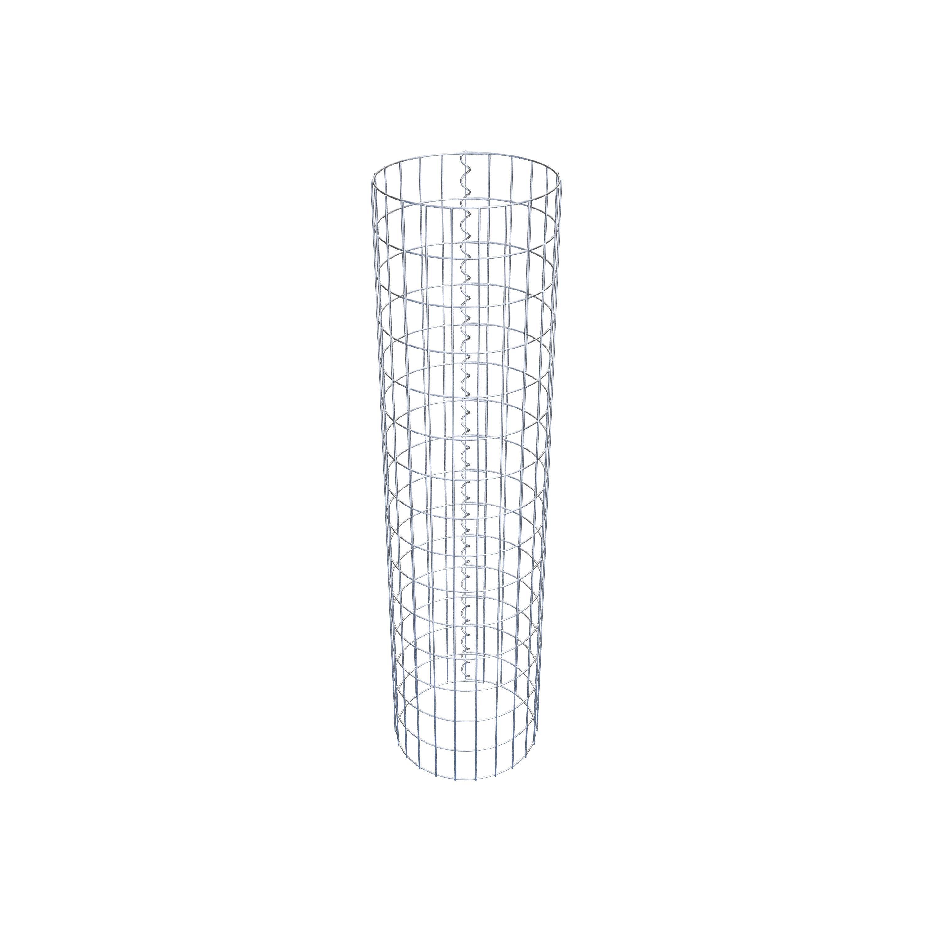 Columna de gaviones diámetro 37 cm, MW 5 x 10 cm redonda