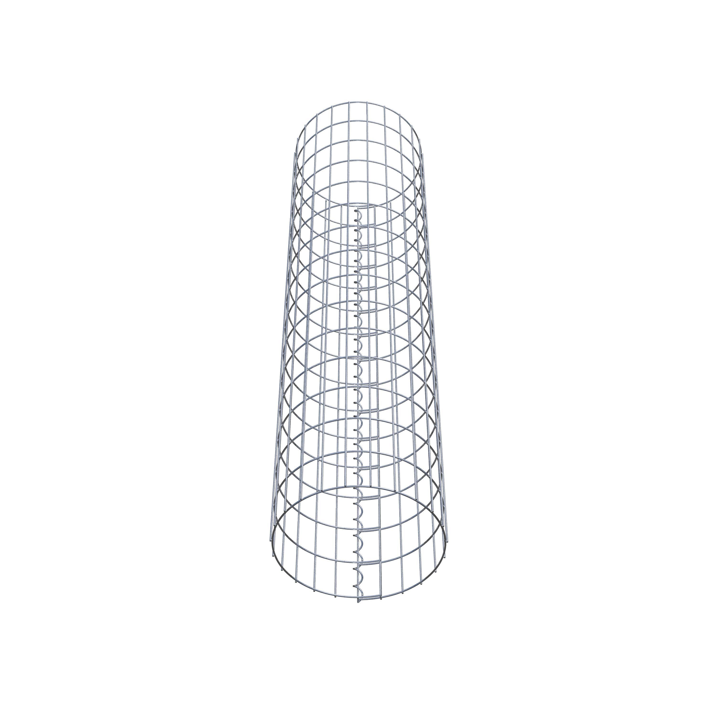 Columna de gaviones diámetro 37 cm, MW 5 x 10 cm redonda