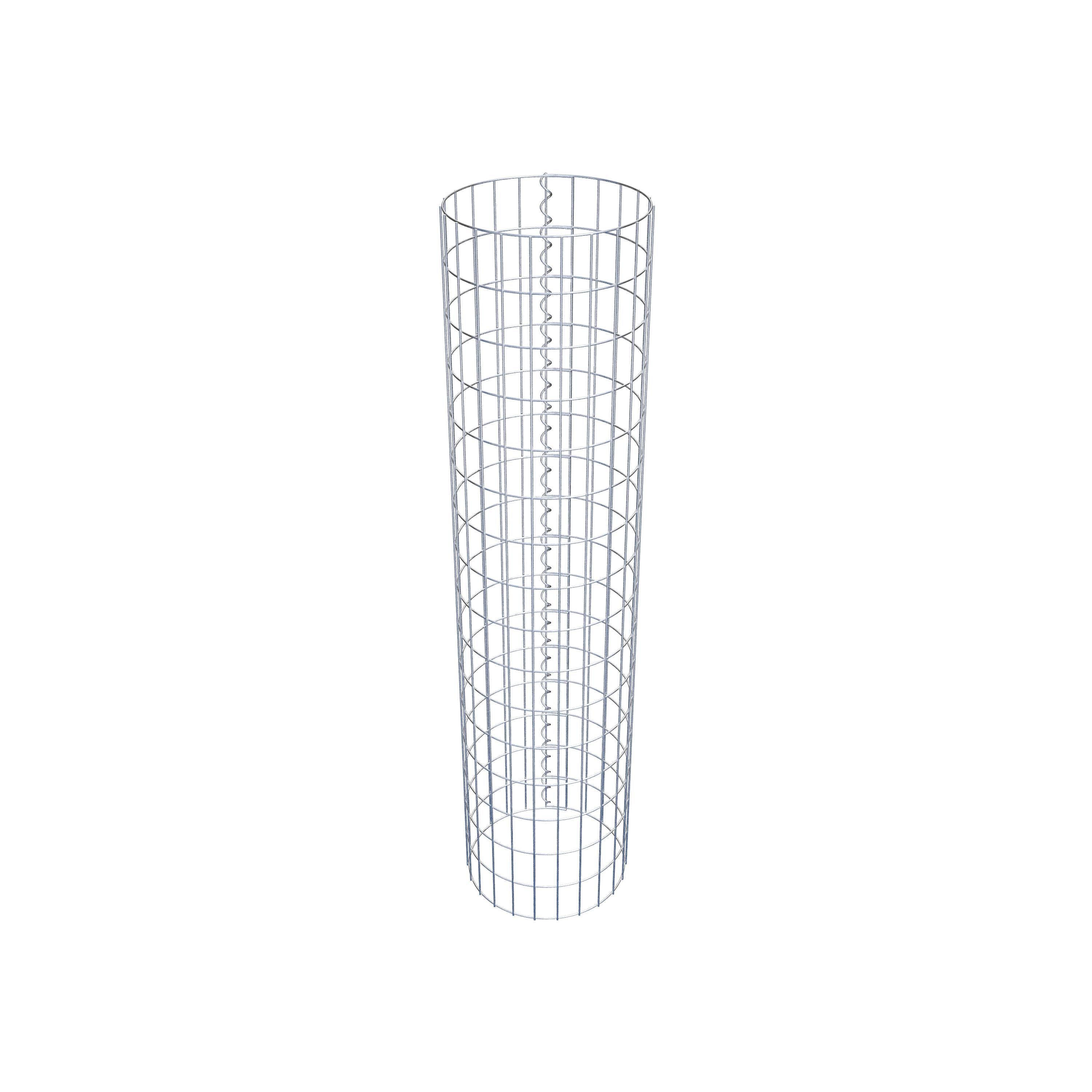 Columna de gaviones diámetro 37 cm, MW 5 x 10 cm redonda