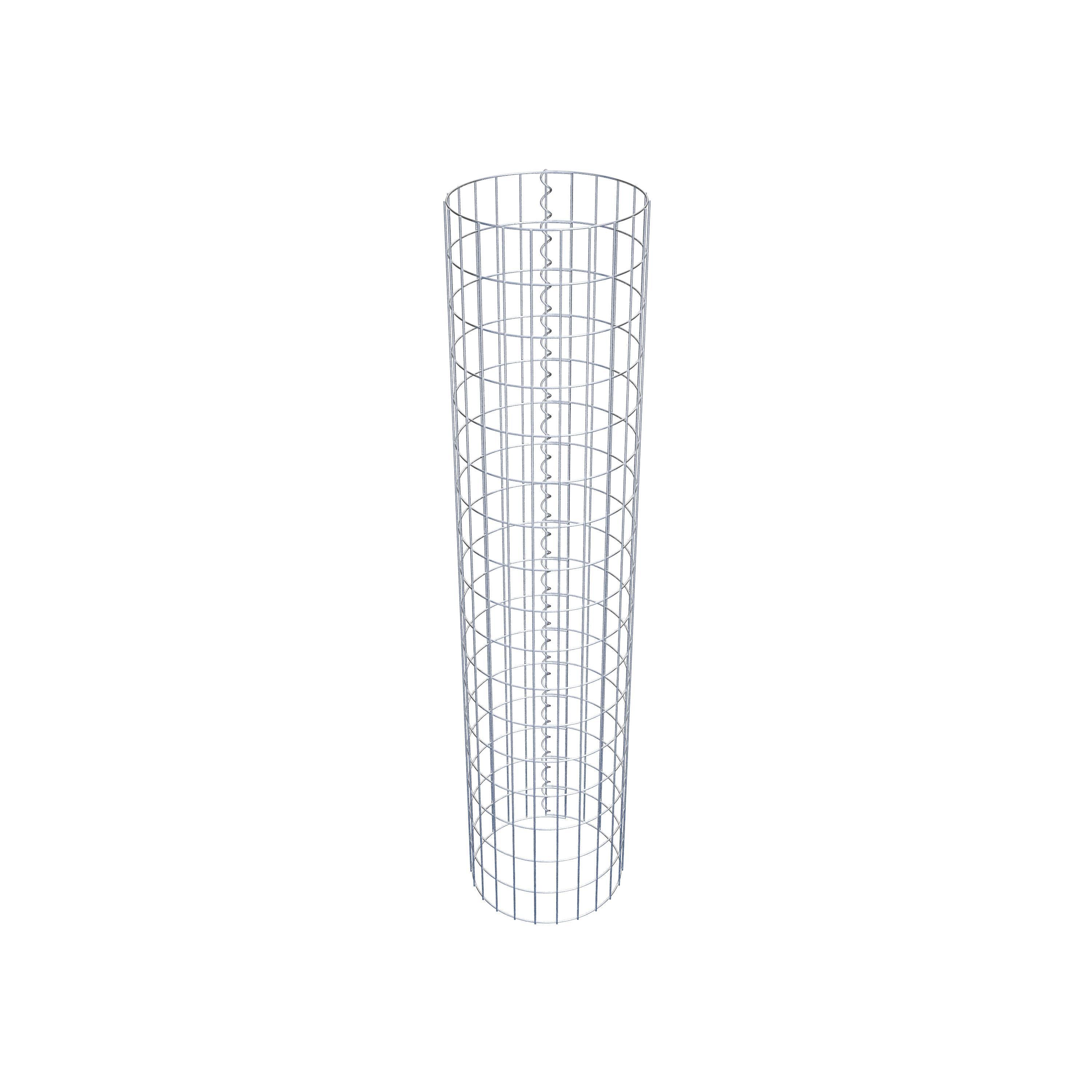 Columna de gaviones diámetro 37 cm, MW 5 x 10 cm redonda