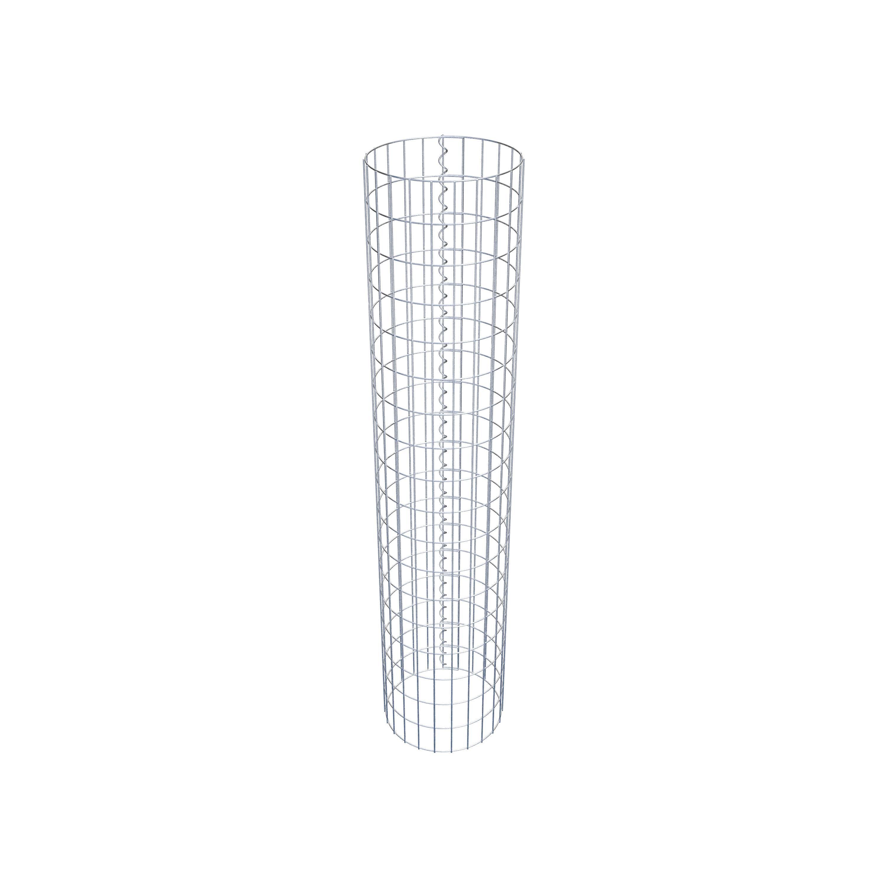 Columna de gaviones diámetro 37 cm, MW 5 x 10 cm redonda