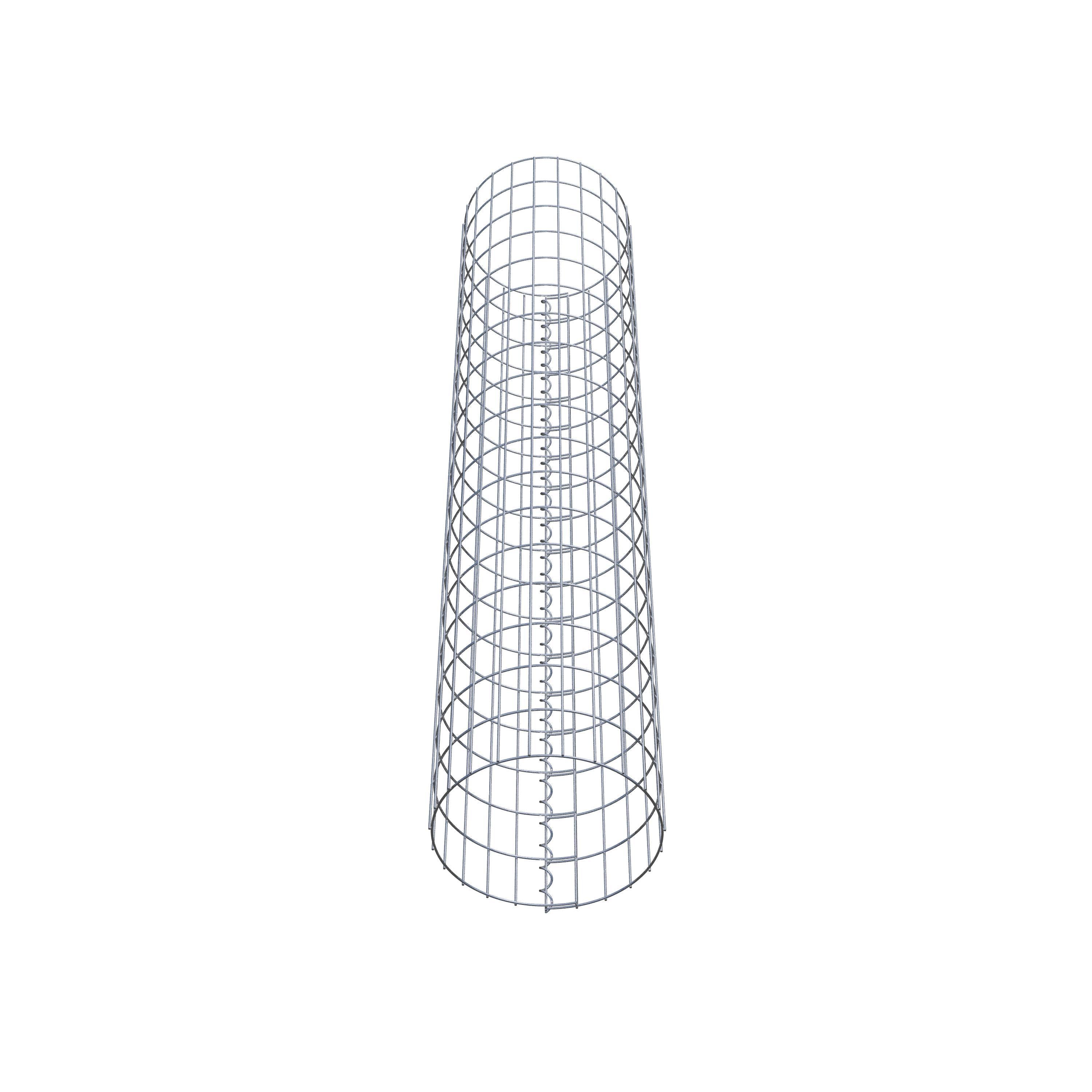 Columna de gaviones diámetro 37 cm, MW 5 x 10 cm redonda