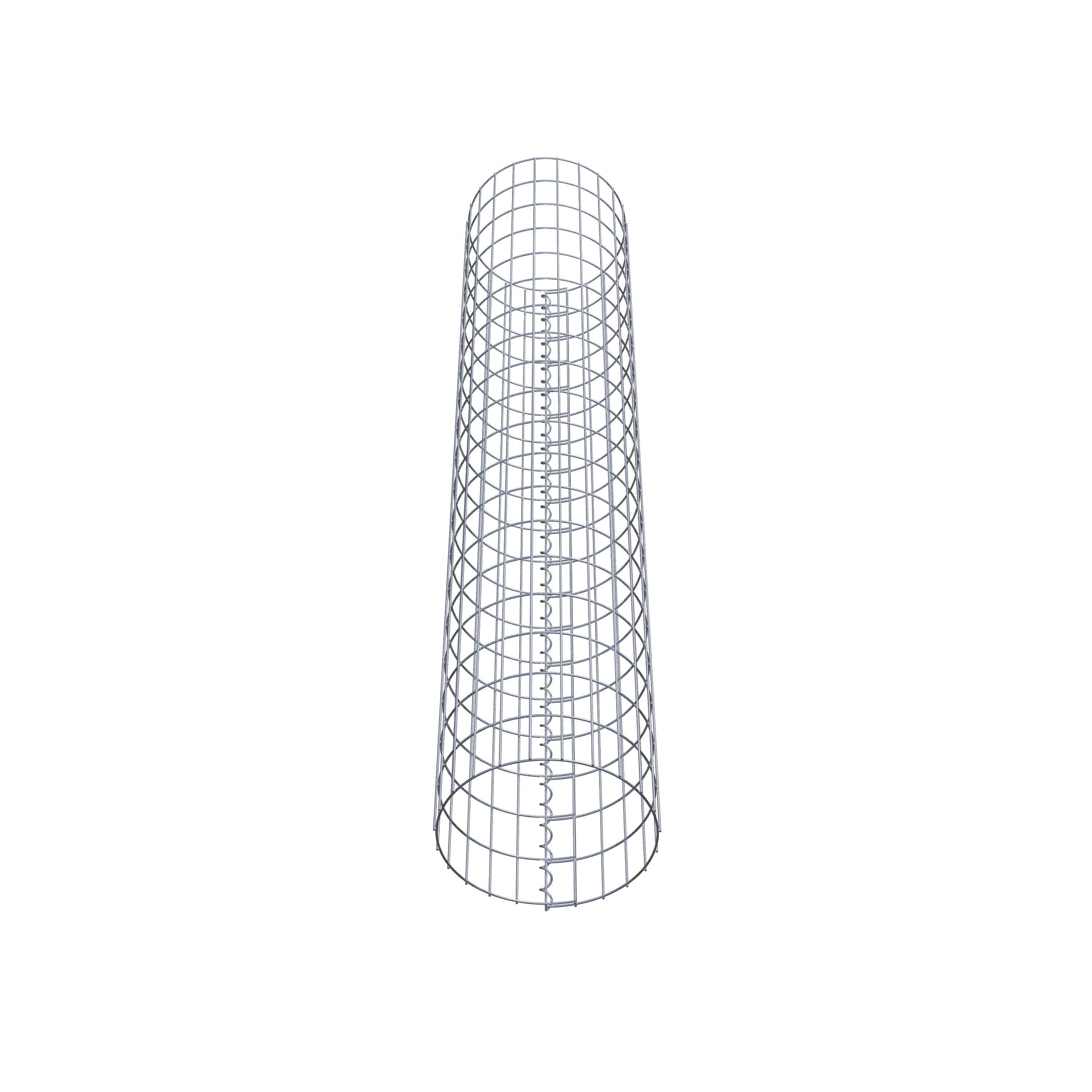Columna de gaviones diámetro 37 cm, MW 5 x 10 cm redonda