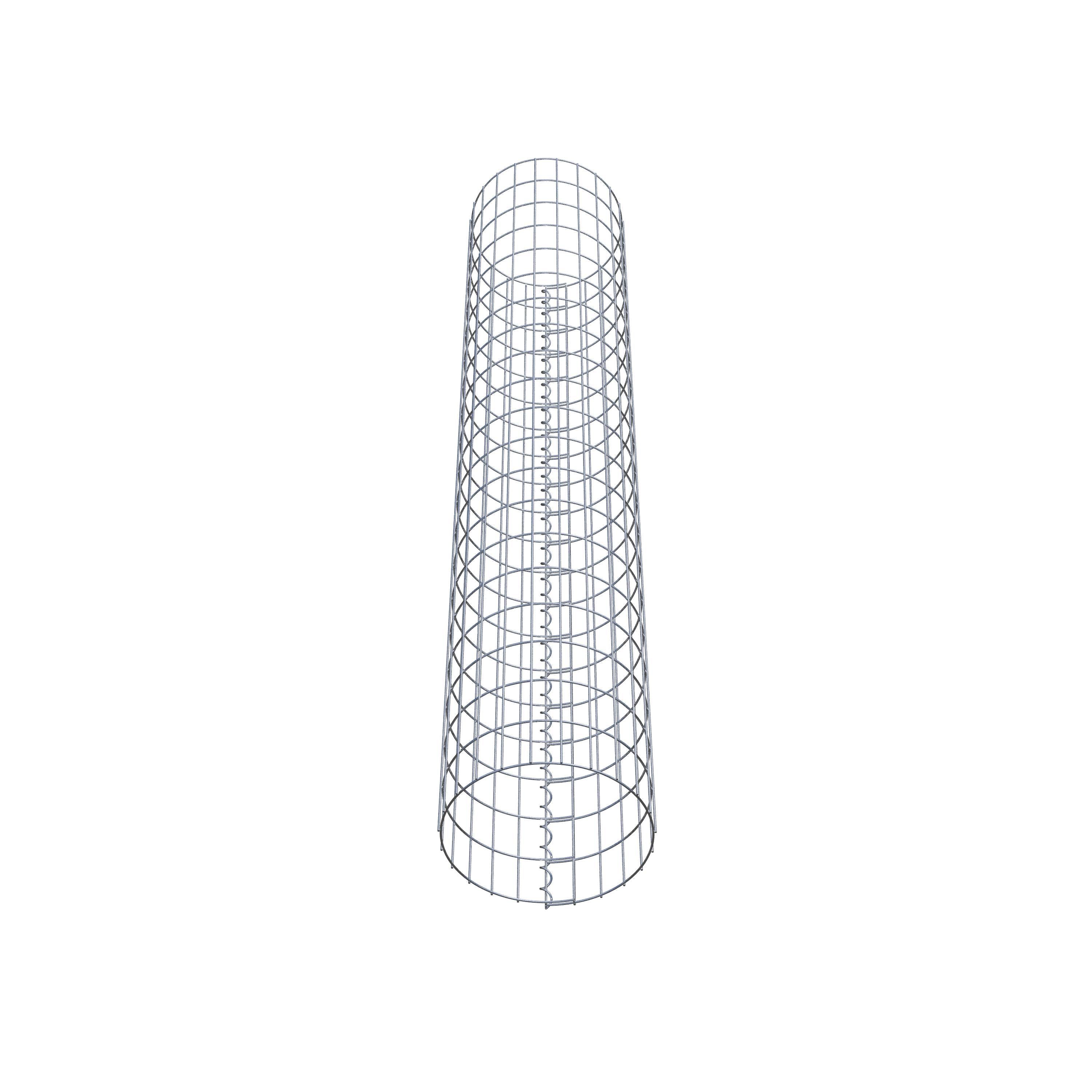 Columna de gaviones diámetro 37 cm, MW 5 x 10 cm redonda