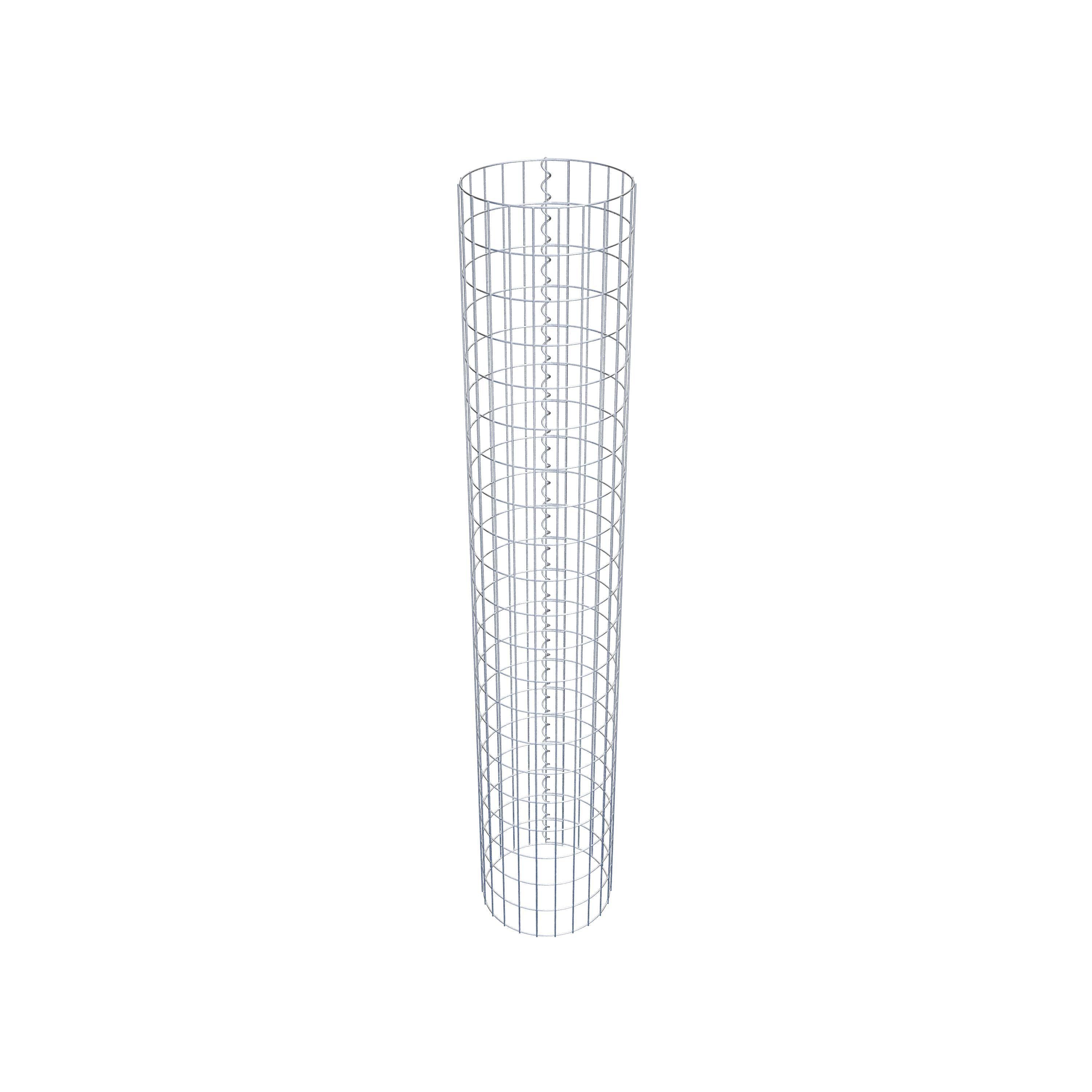 Columna de gaviones diámetro 37 cm, MW 5 x 10 cm redonda