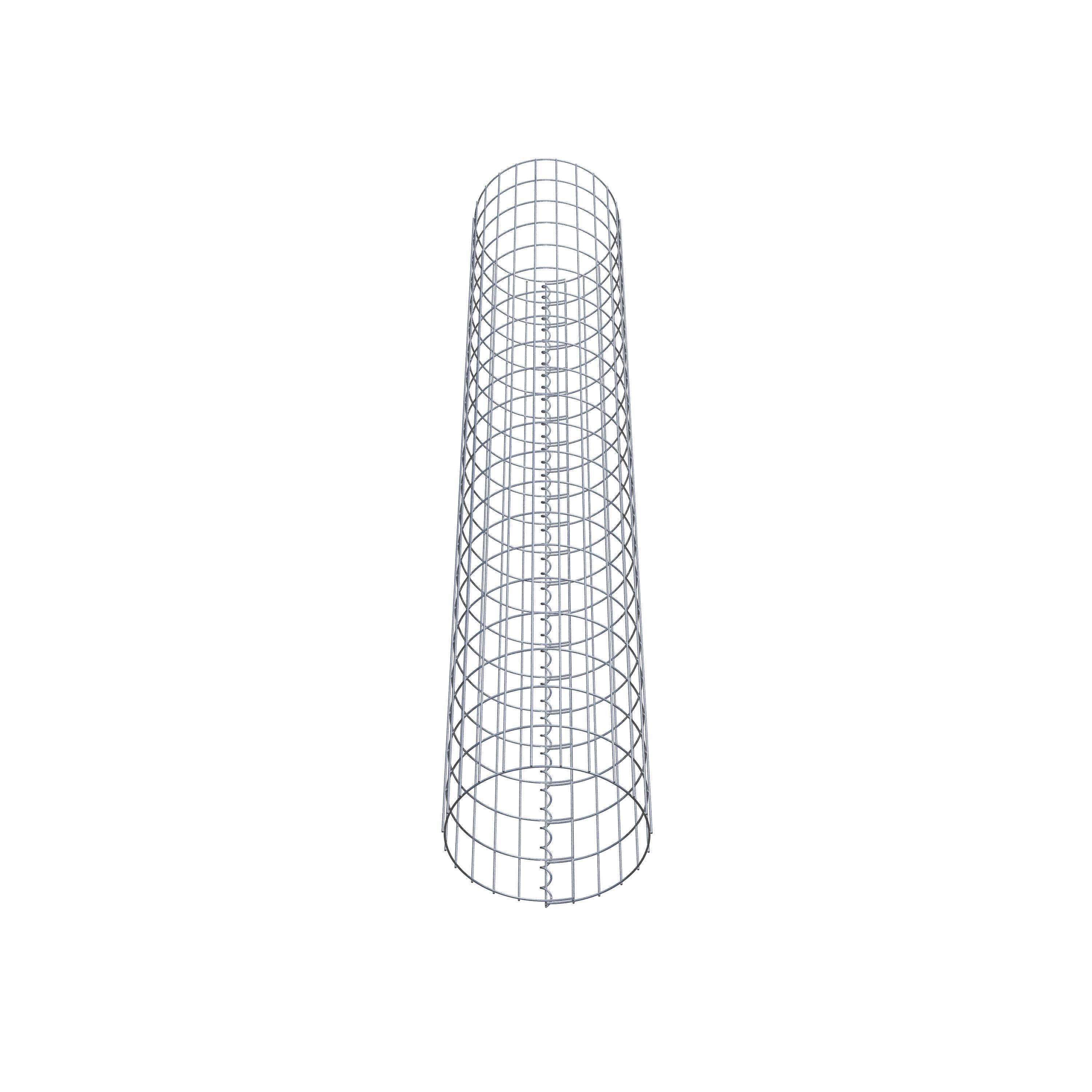 Columna de gaviones diámetro 37 cm, MW 5 x 10 cm redonda