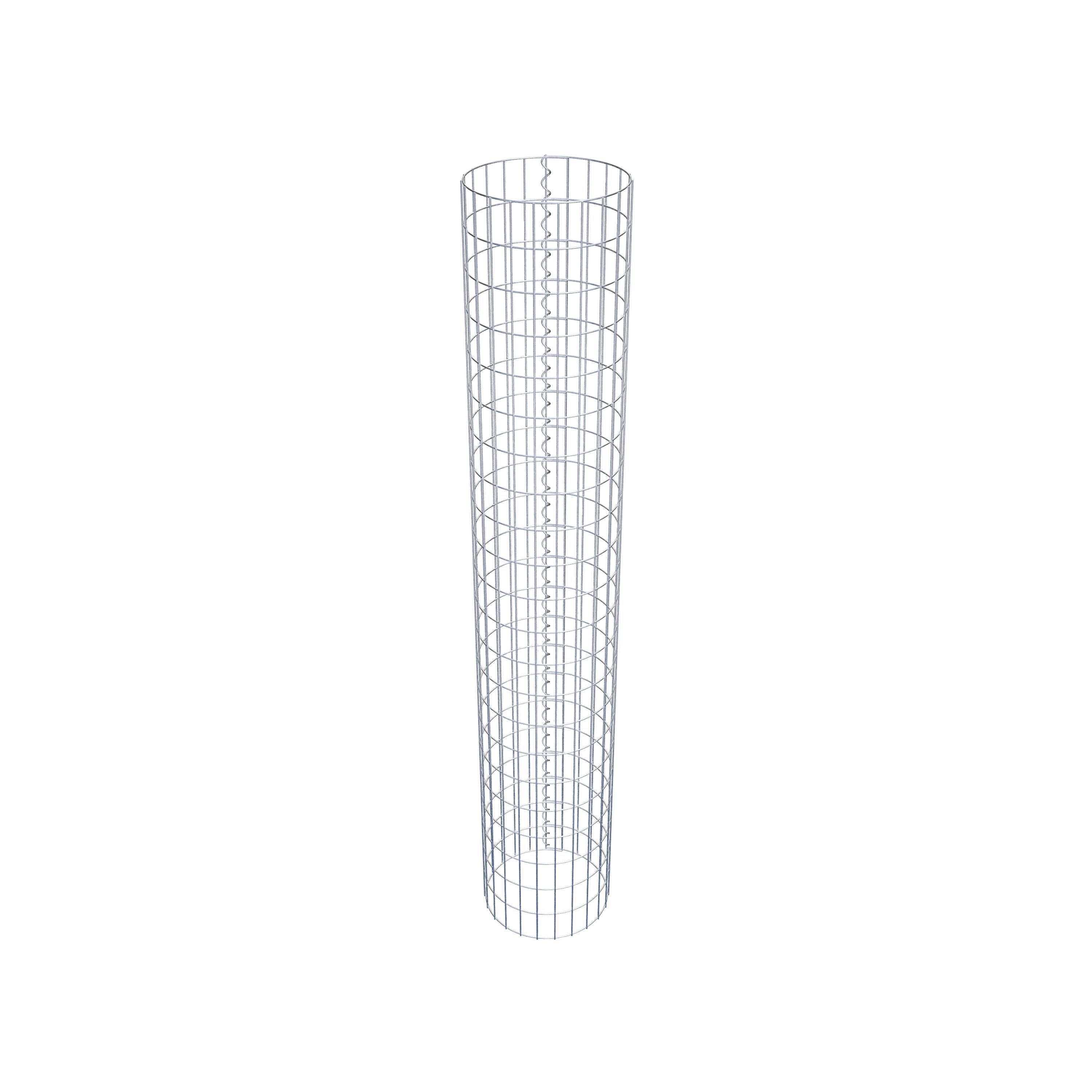 Columna de gaviones diámetro 37 cm, MW 5 x 10 cm redonda