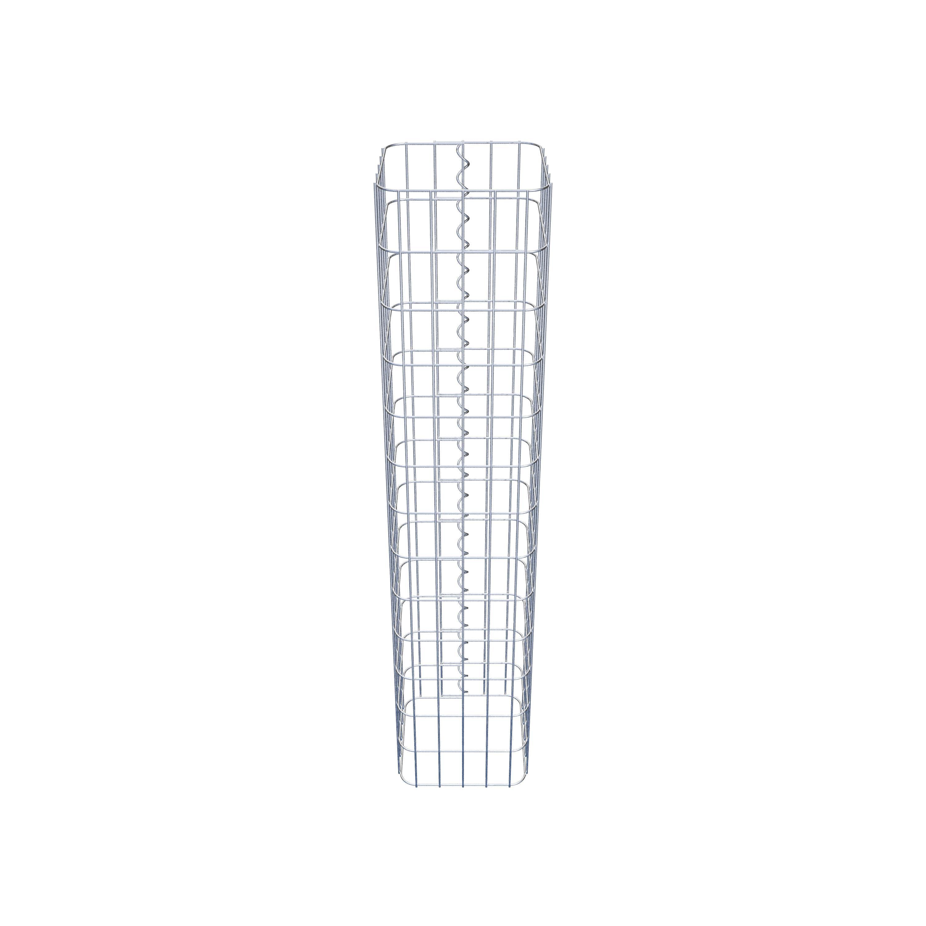 Gabion column 27 x 27 cm, MW 5 x 10 cm square