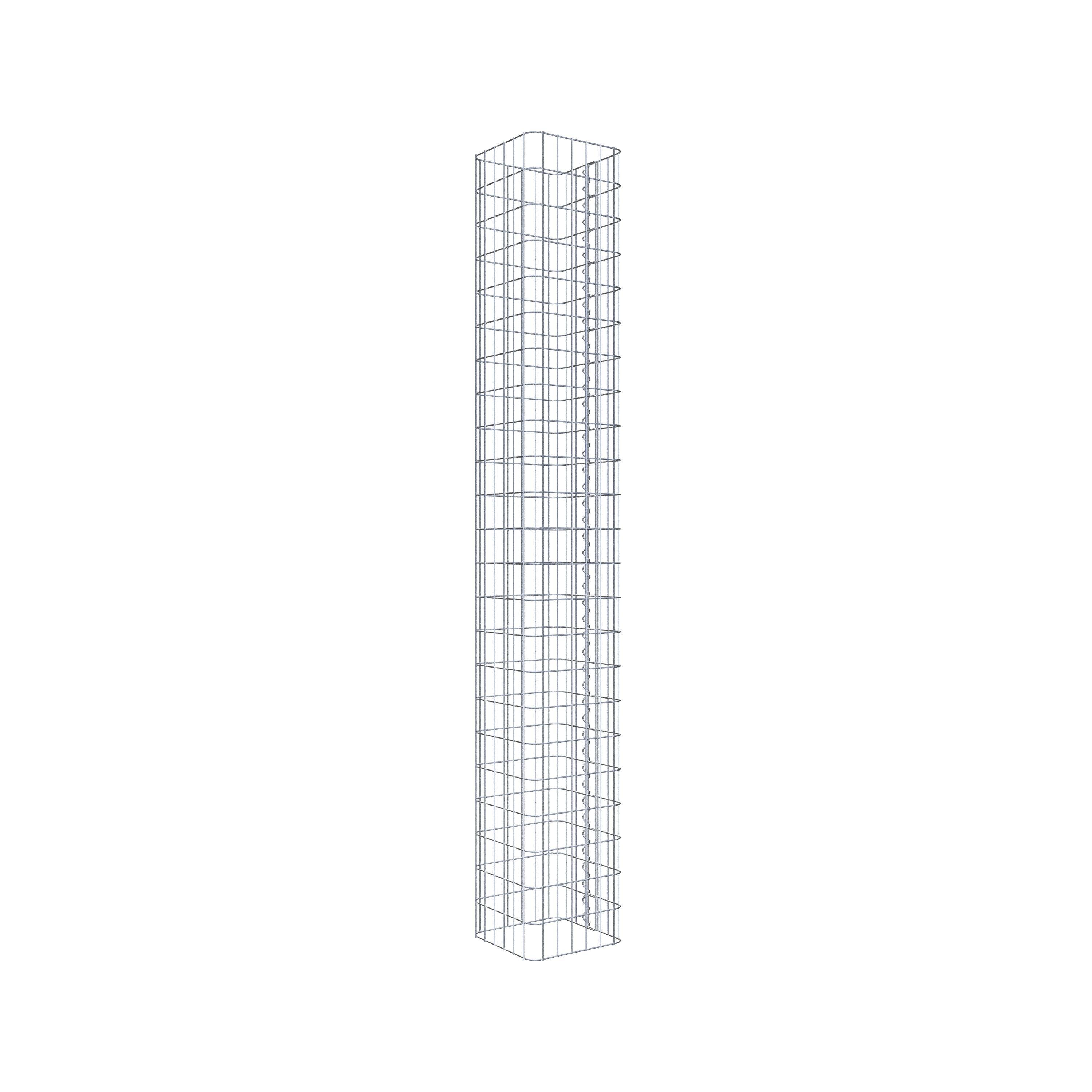 Columna de gaviones 32 x 32 cm, cuadrado MW 5 x 10 cm