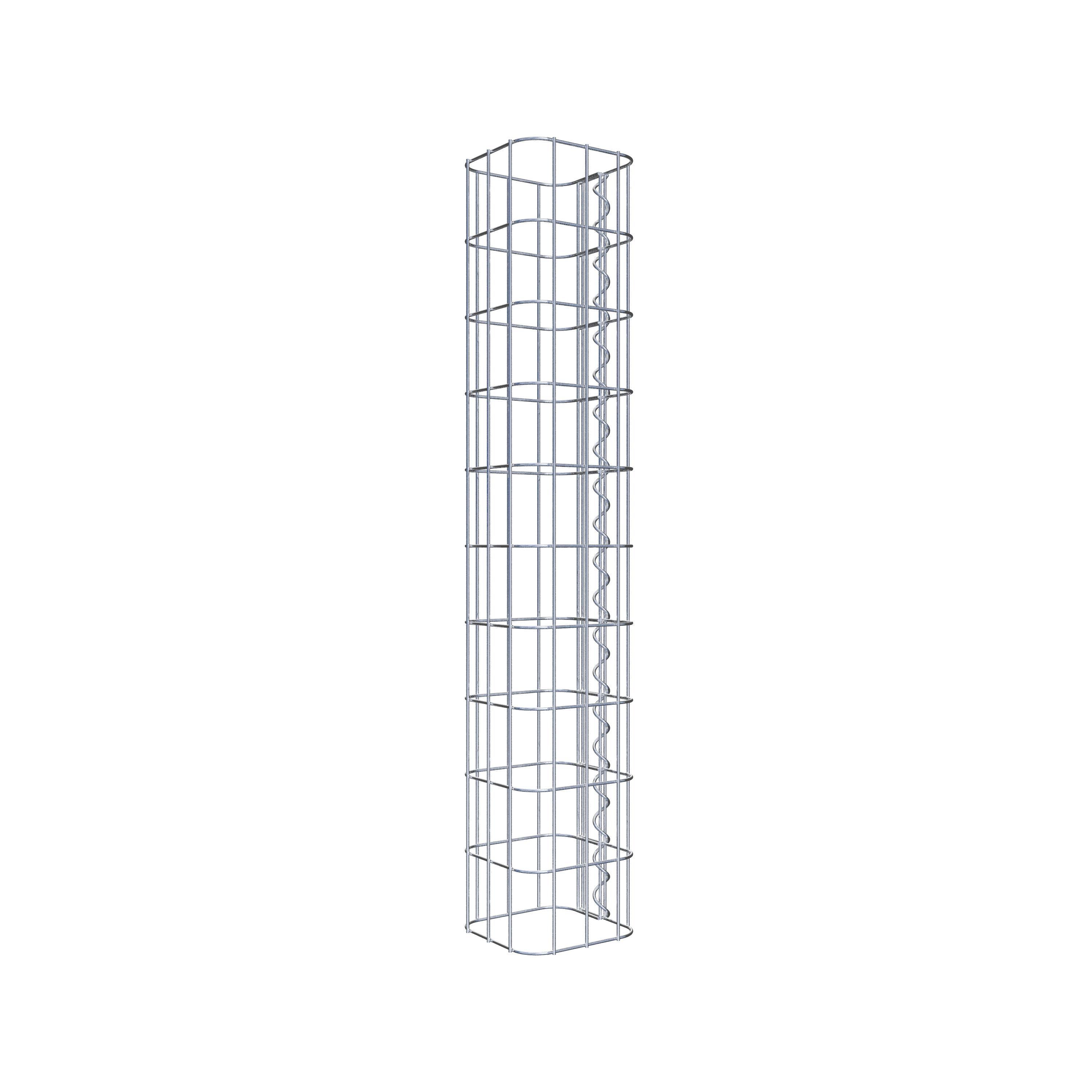 Colonne de gabion 17 x 17 cm, MW 5 x 10 cm carré
