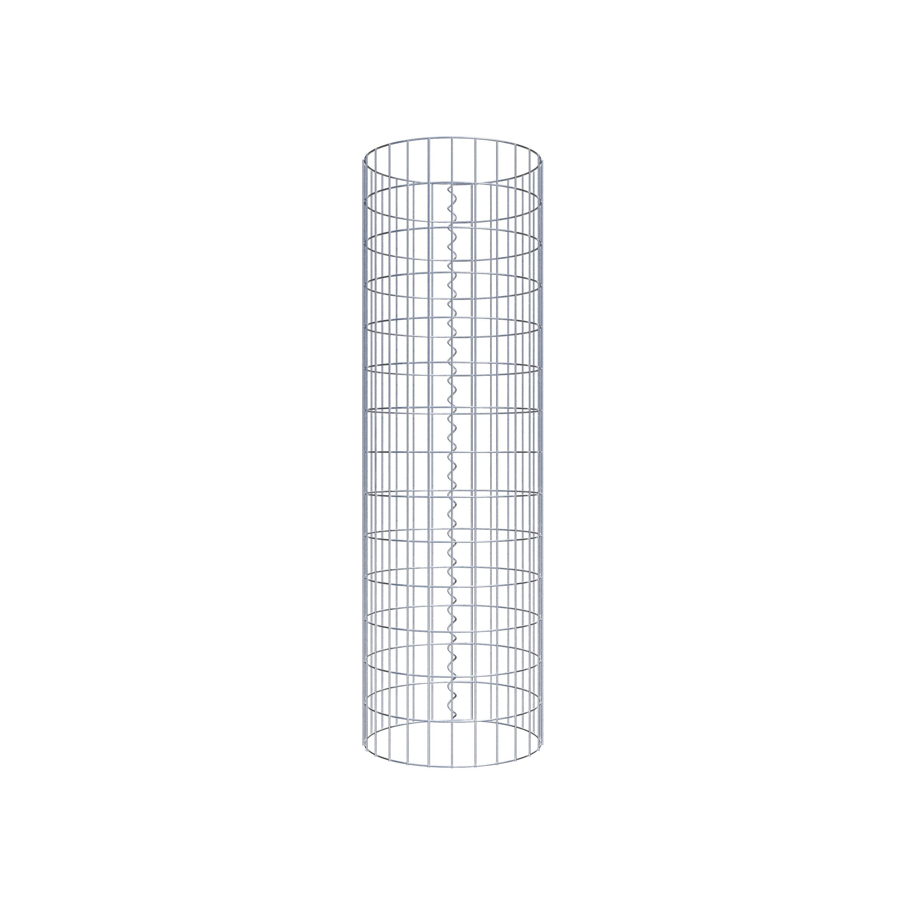 Gabionsøjle diameter 42 cm, MW 5 x 10 cm rund