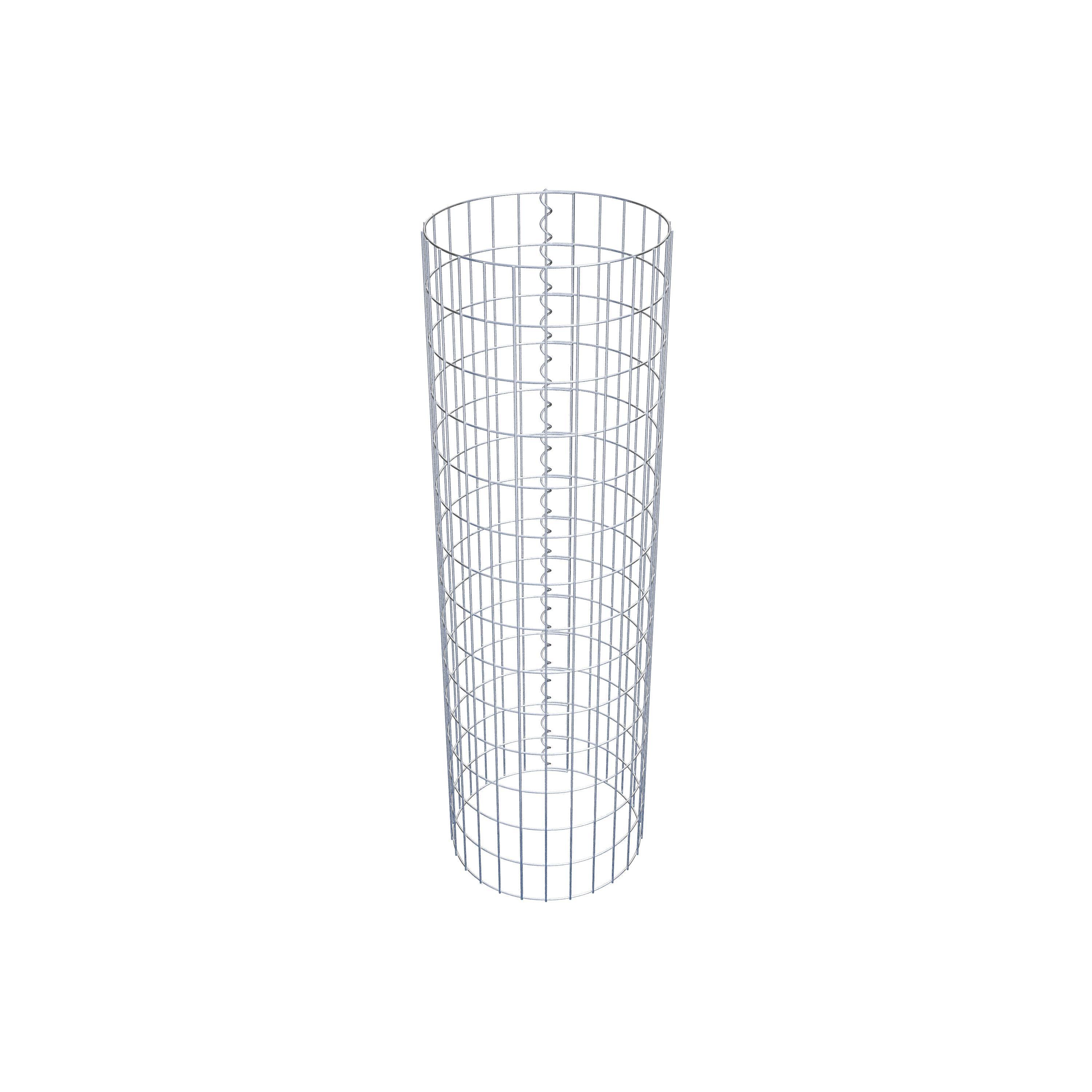 Gabionsøjle diameter 42 cm, MW 5 x 10 cm rund