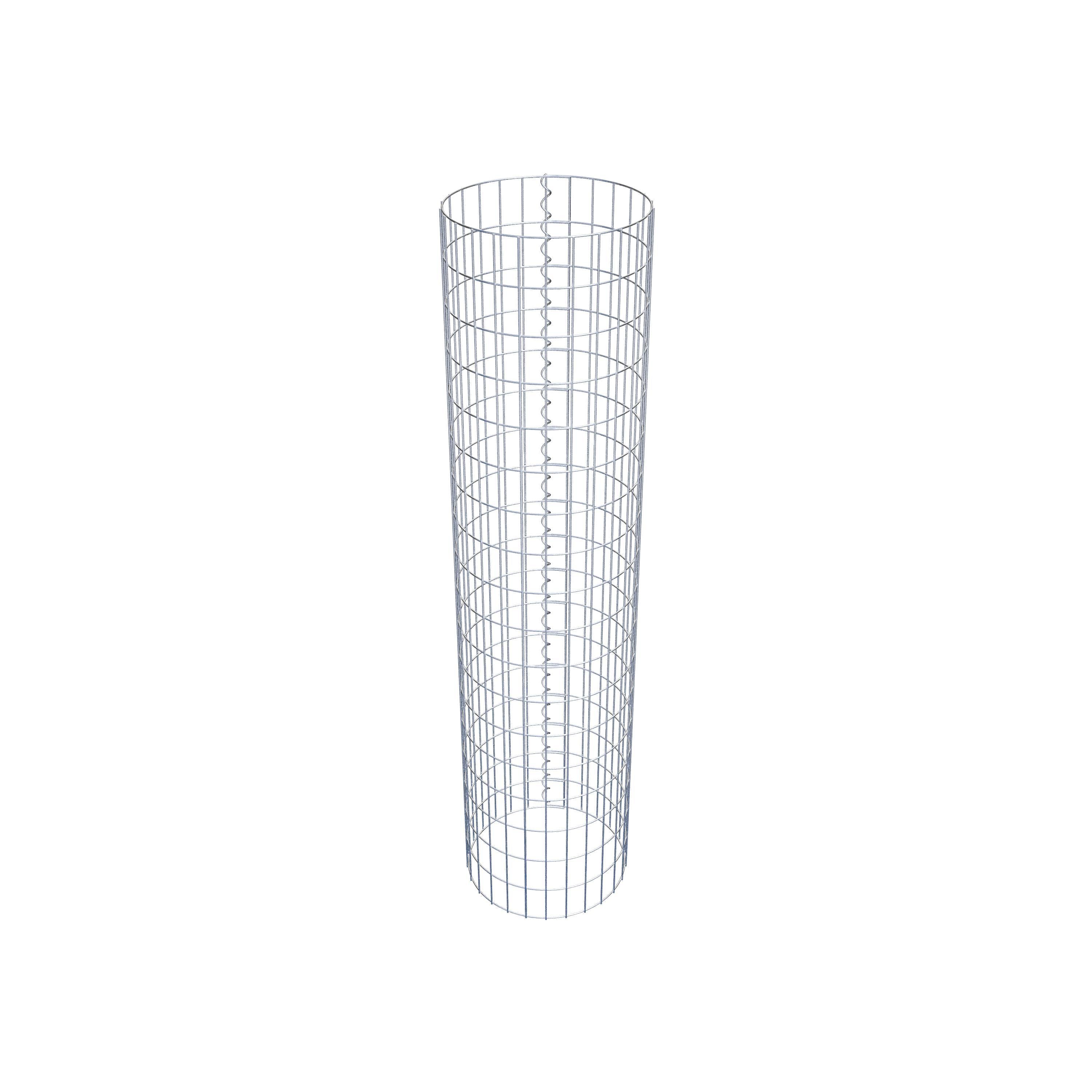 Gabionsøjle diameter 42 cm, MW 5 x 10 cm rund