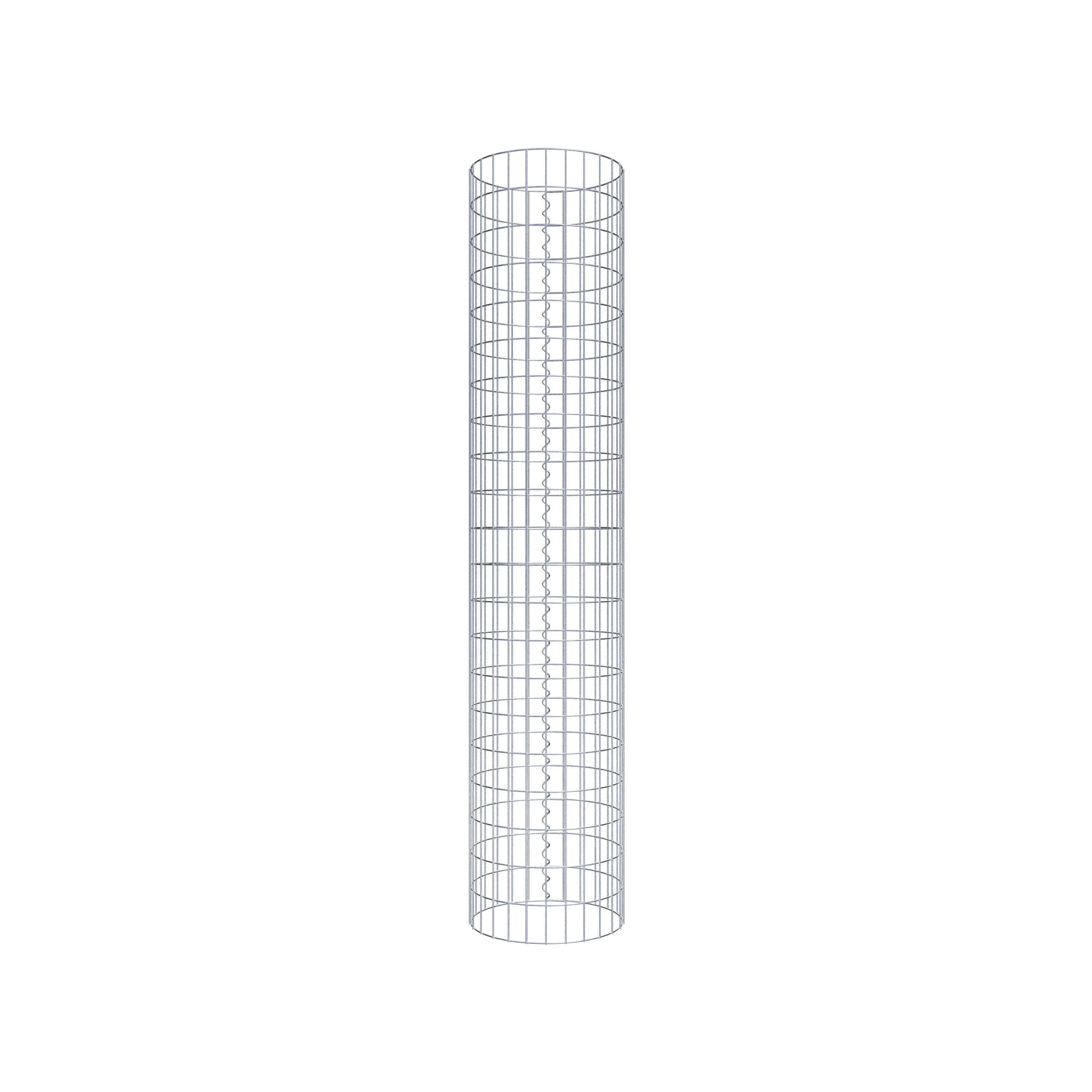 Gabionsøjle diameter 42 cm, MW 5 x 10 cm rund