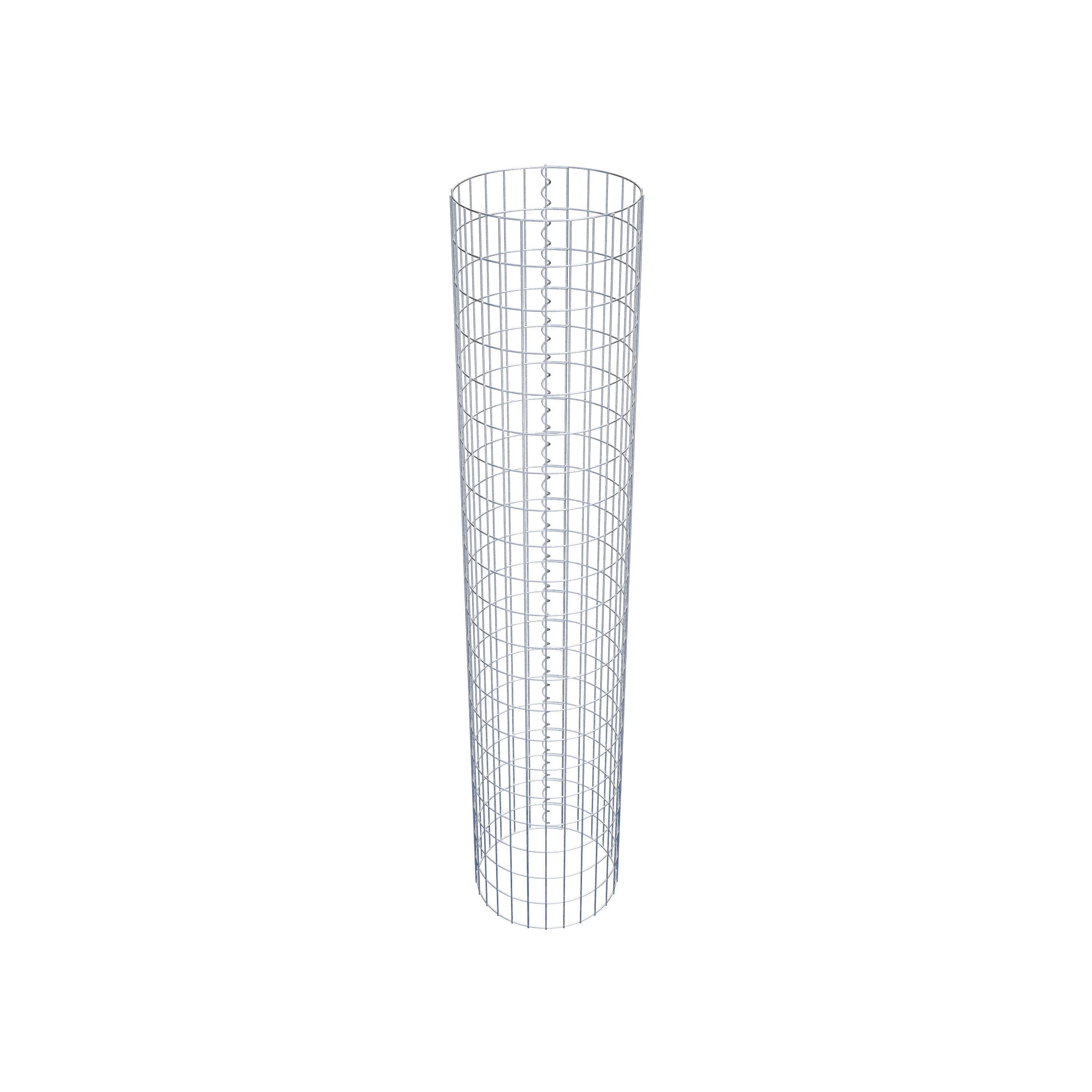 Gabionsøjle diameter 42 cm, MW 5 x 10 cm rund